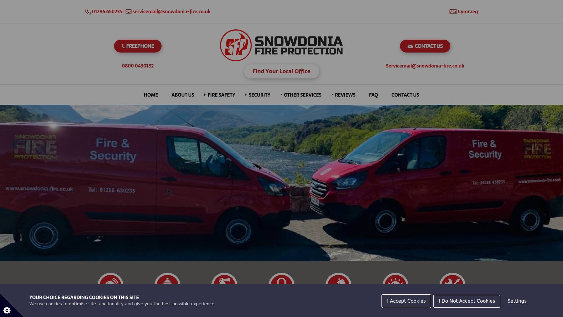 Snowdonia Fire Protection Limited Website