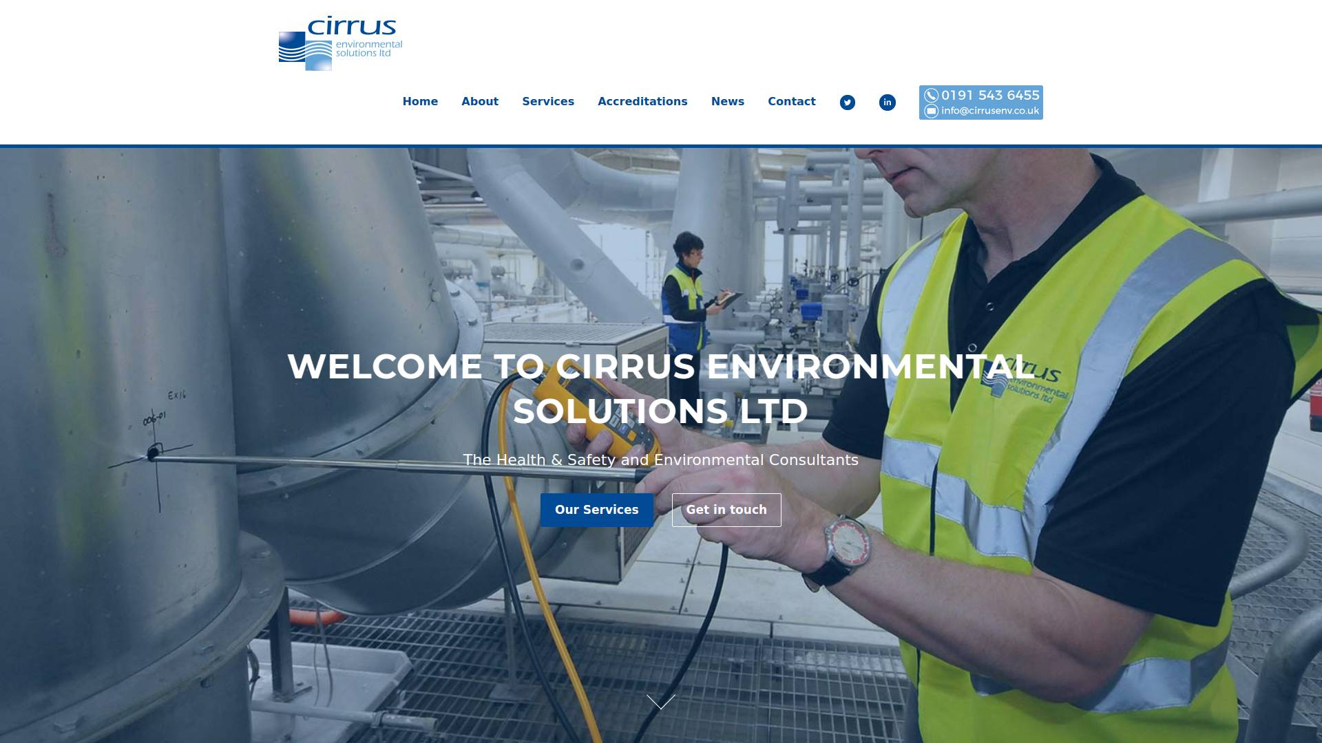 Cirrus Environmental Solutions Ltd Website