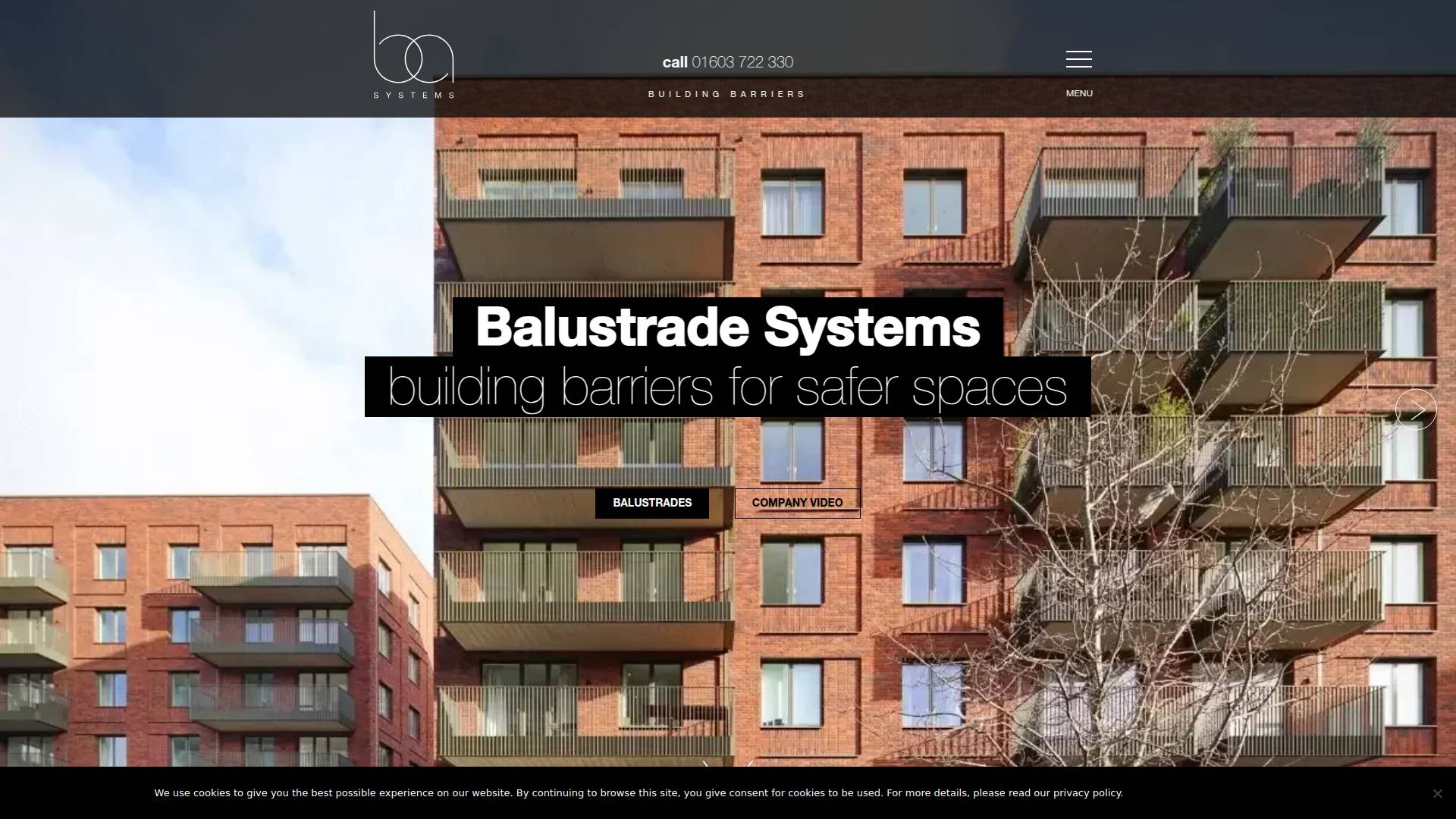 BA Systems Website