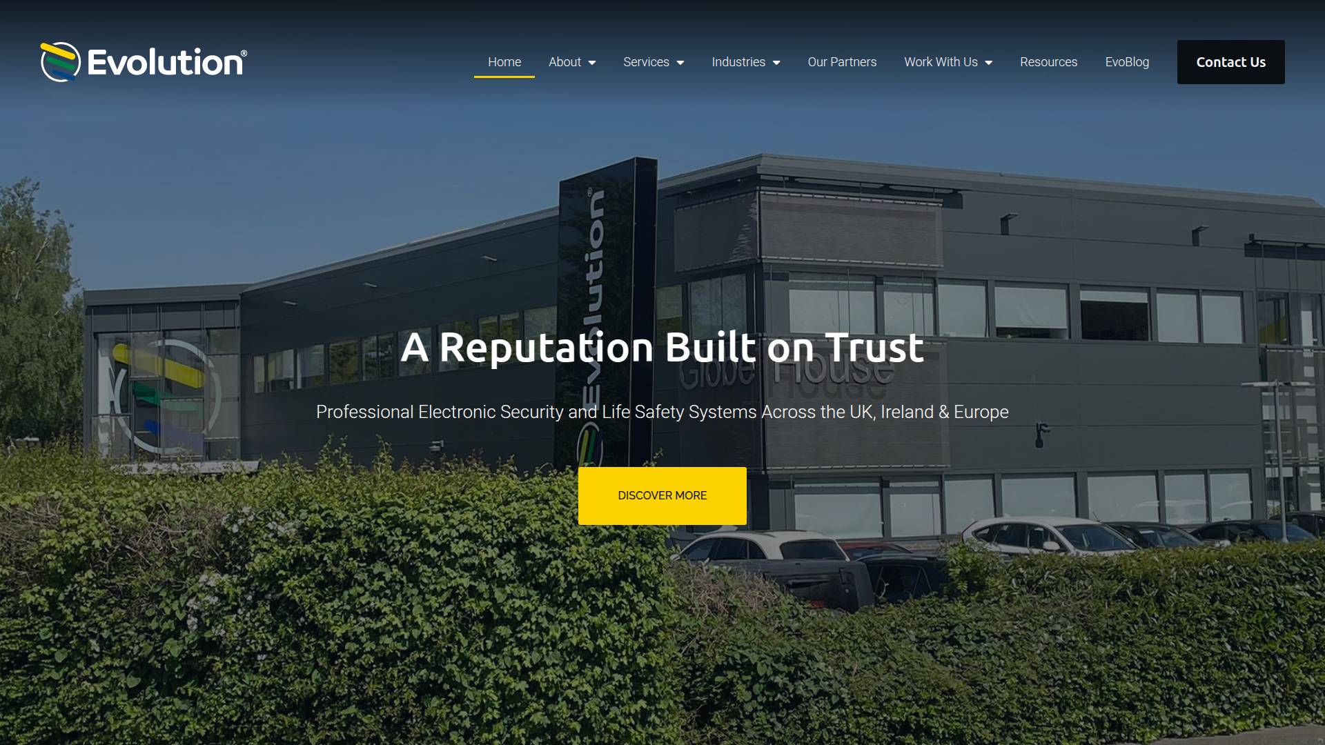 Evolution Electronic Security Systems Ltd Website