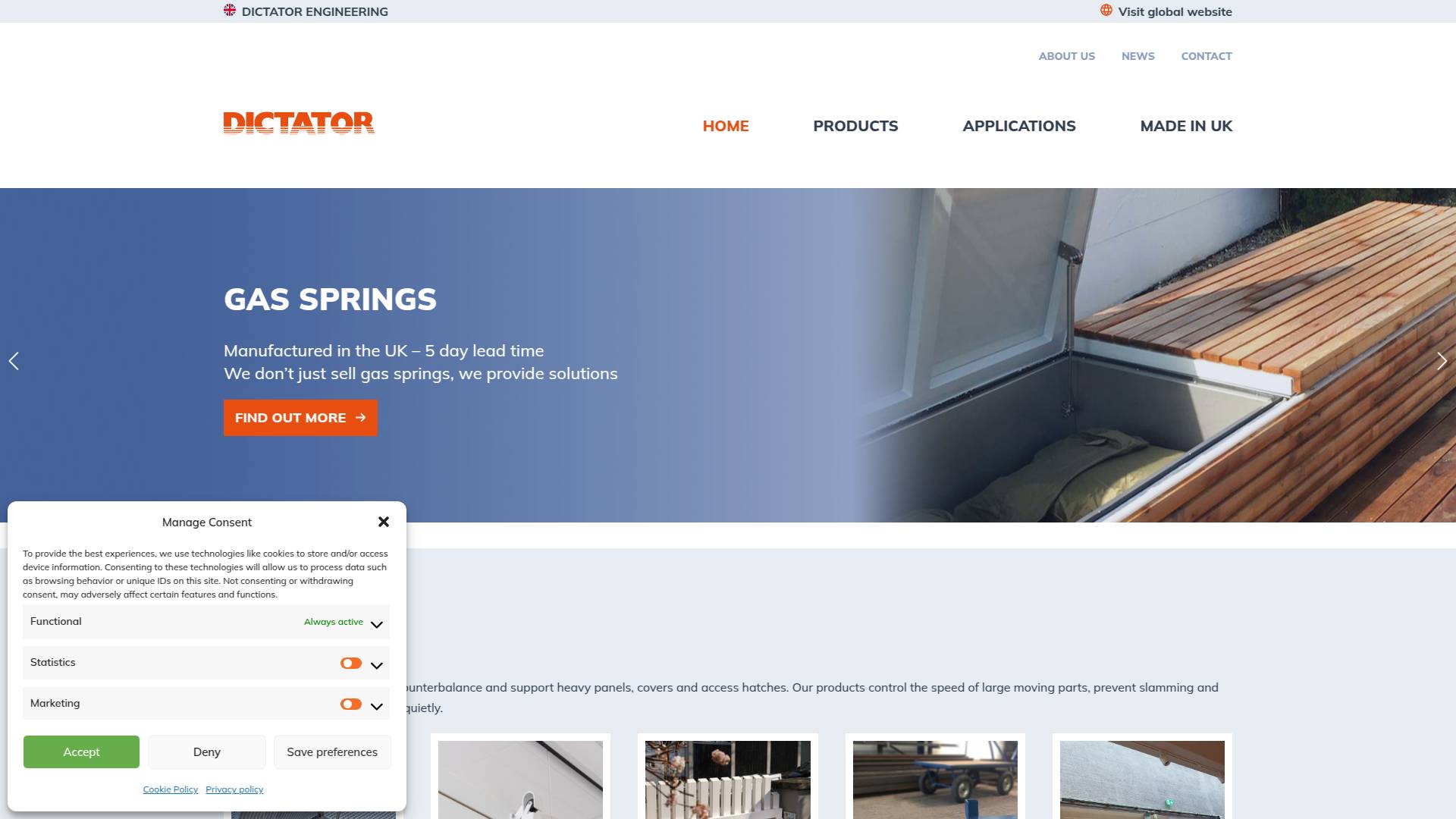 Dictator Engineering Ltd Website