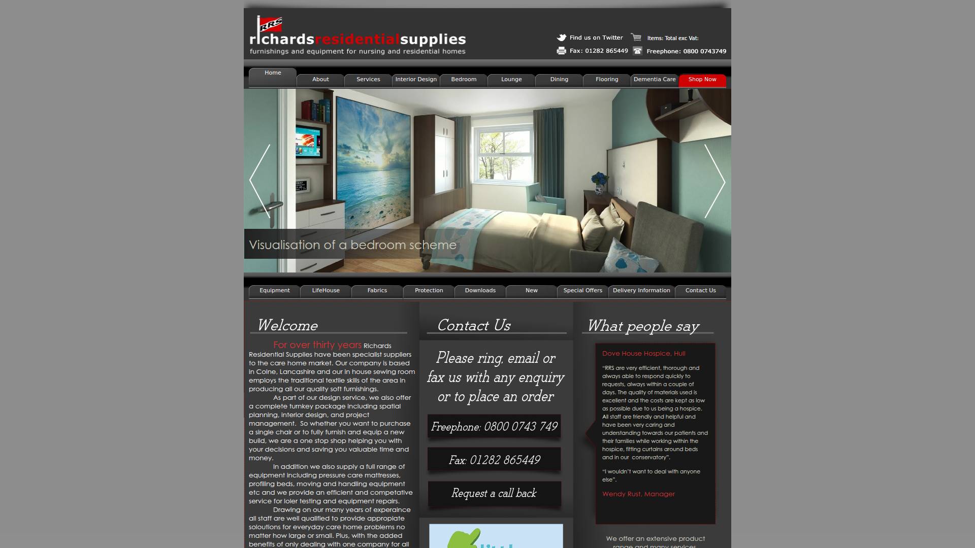 Richards Residential Supplies Ltd Website