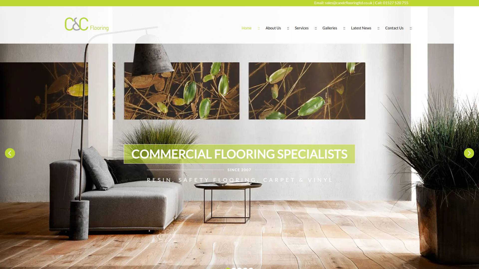 C&C Flooring Website
