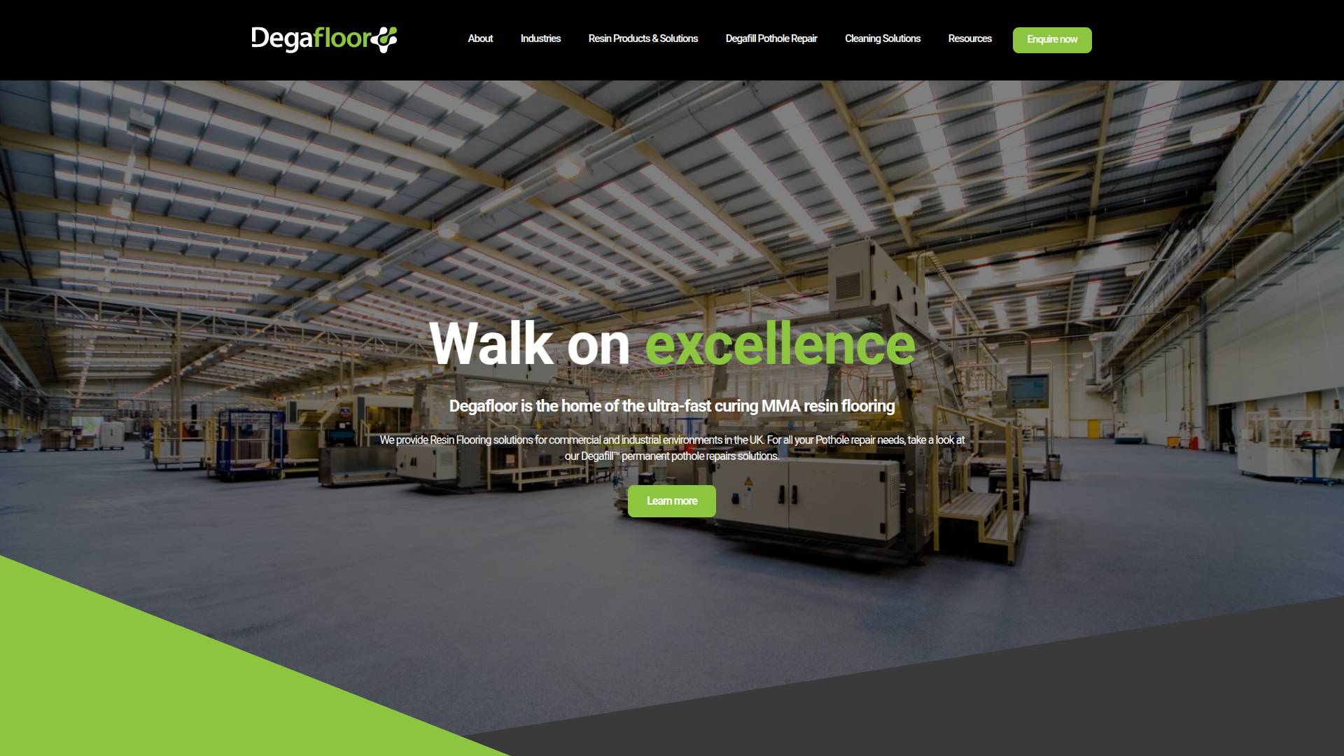 Degafloor Ltd Website