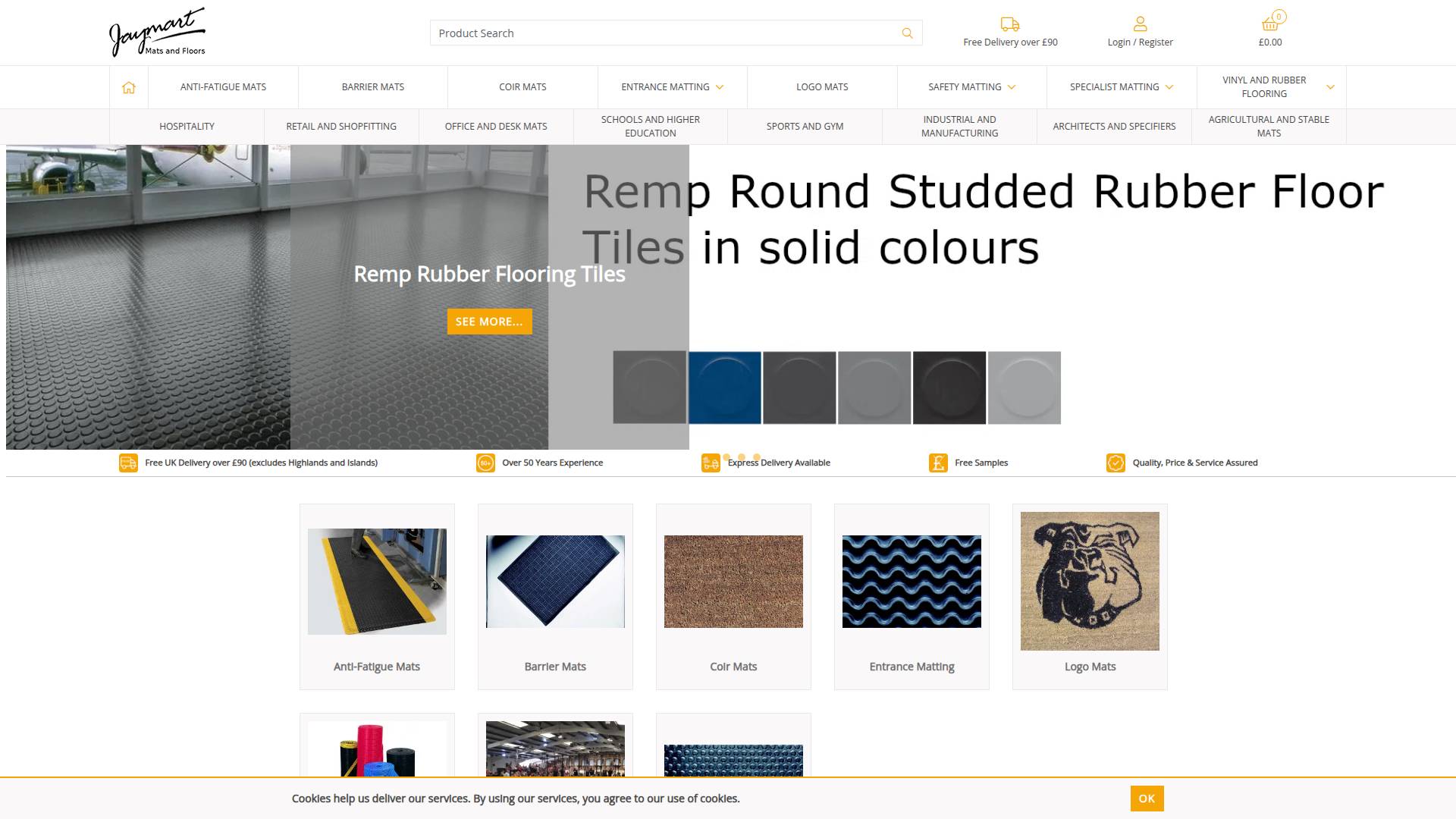 Jaymart Rubber & Plastics Ltd Website