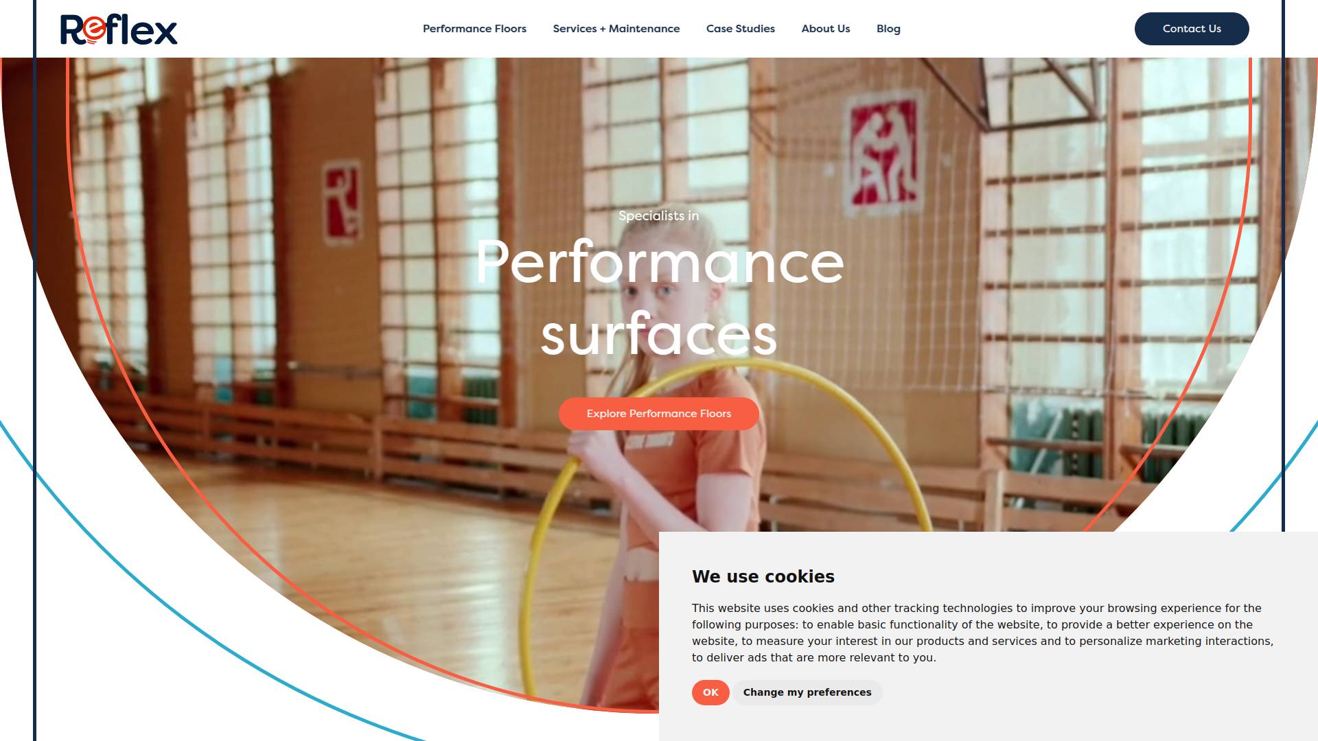 Reflex Sports Floors Ltd Website