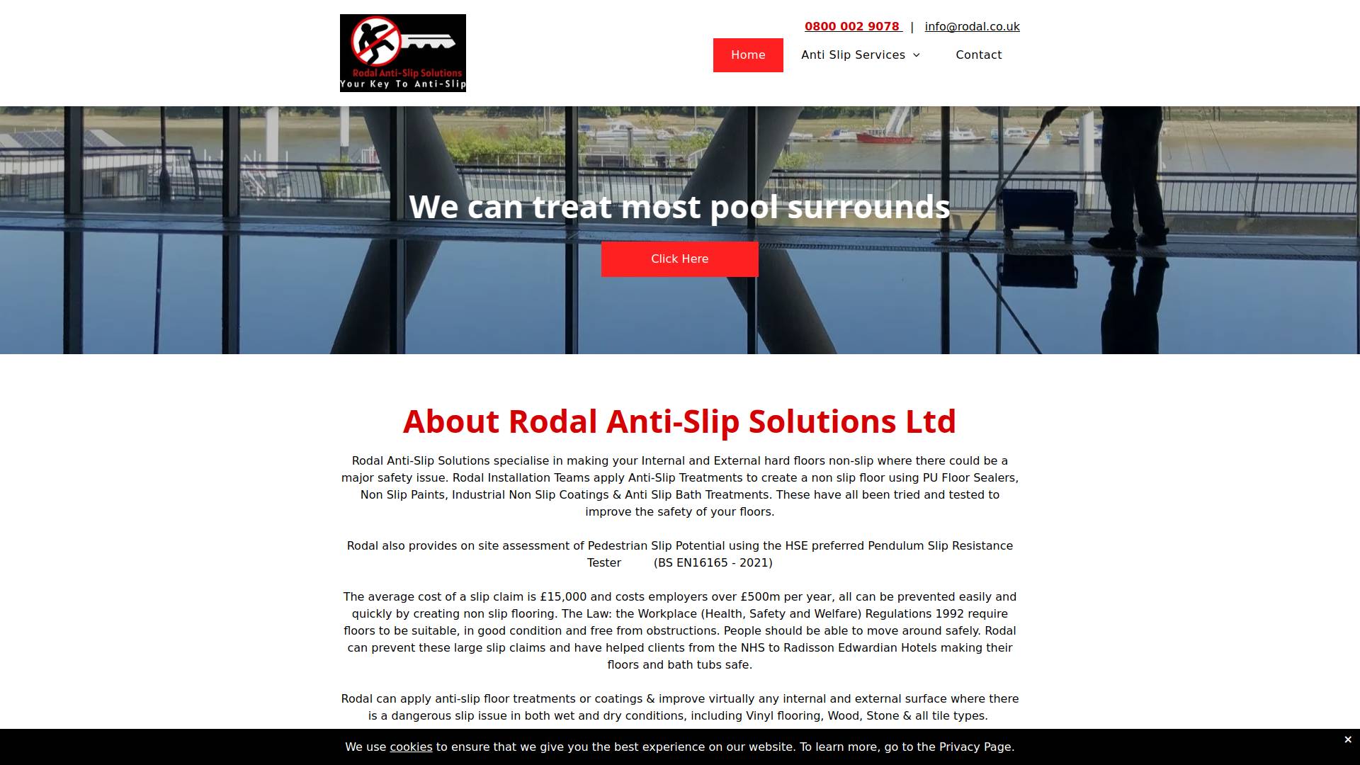 Rodal Anti Slip Solutions Ltd Website