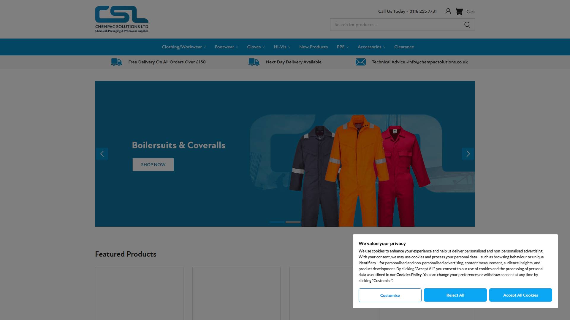 Chempac Solutions Ltd Website