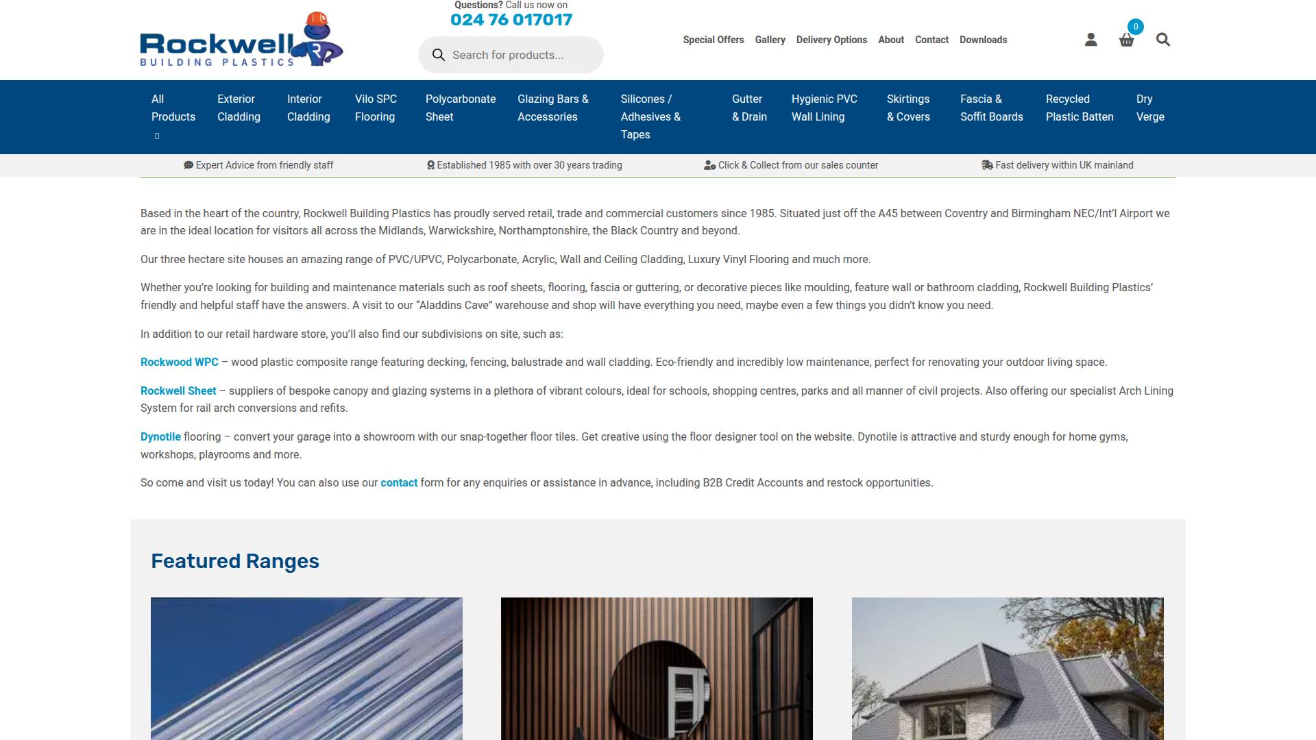 Rockwell Building Plastics Website