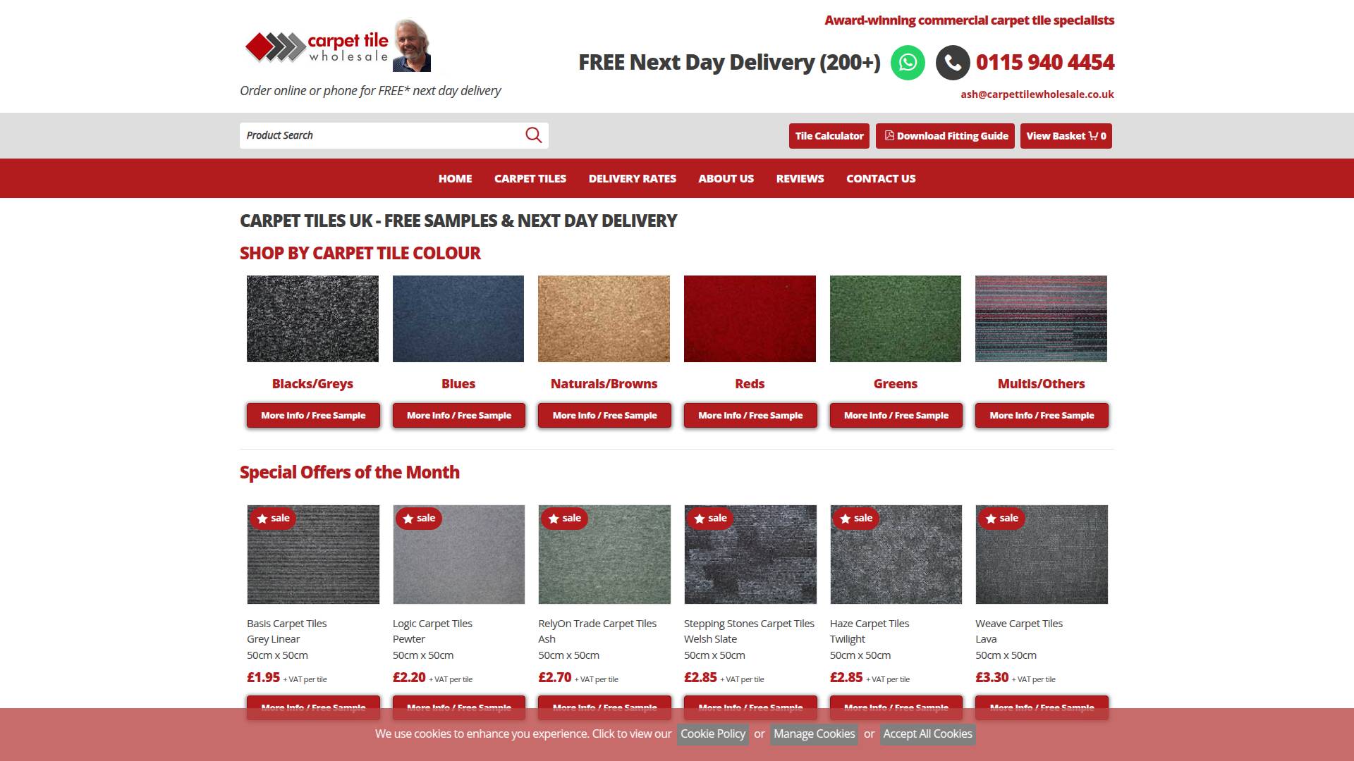 Carpet Tile Wholesale Website
