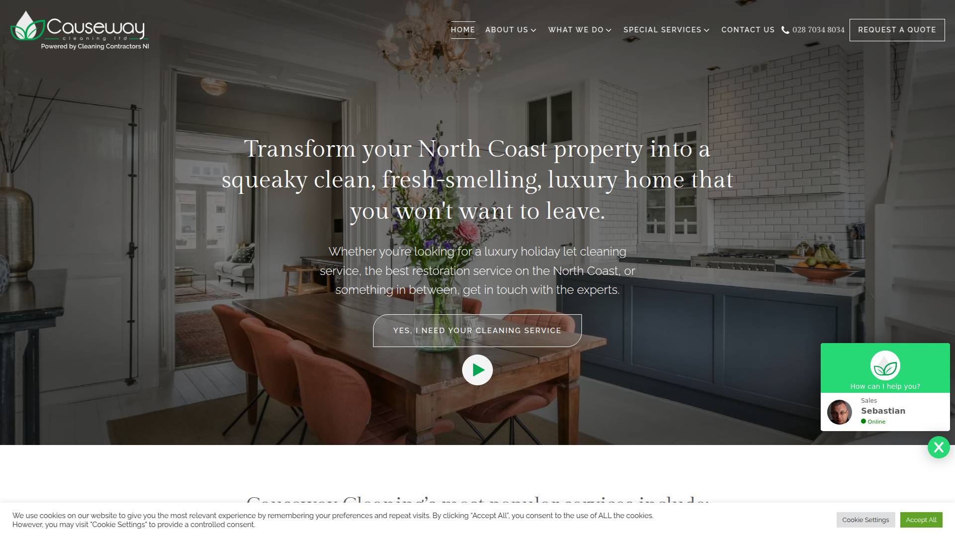 Causeway Cleaning Ltd Website