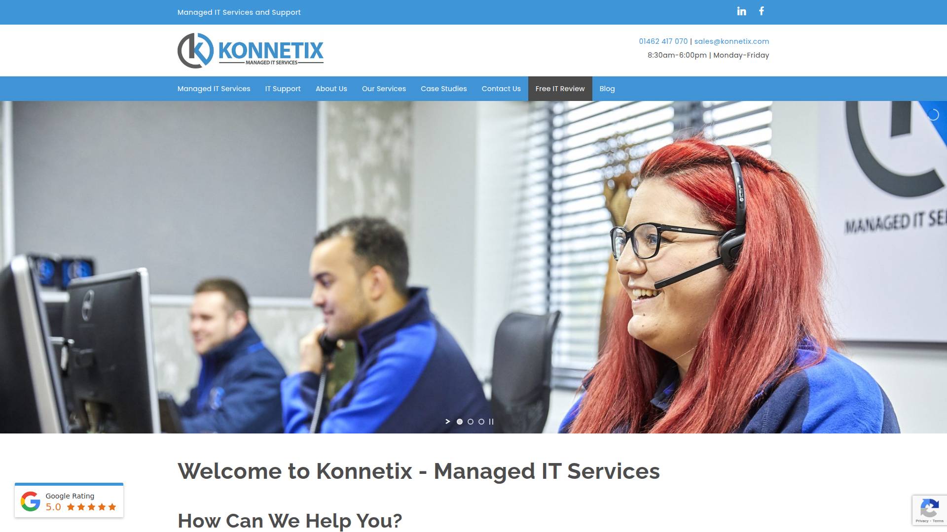 Konnetix Ltd Website