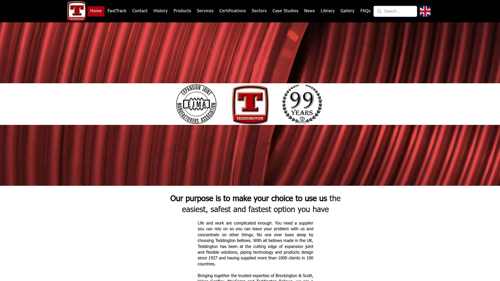Teddington Engineered Solutions Ltd Website