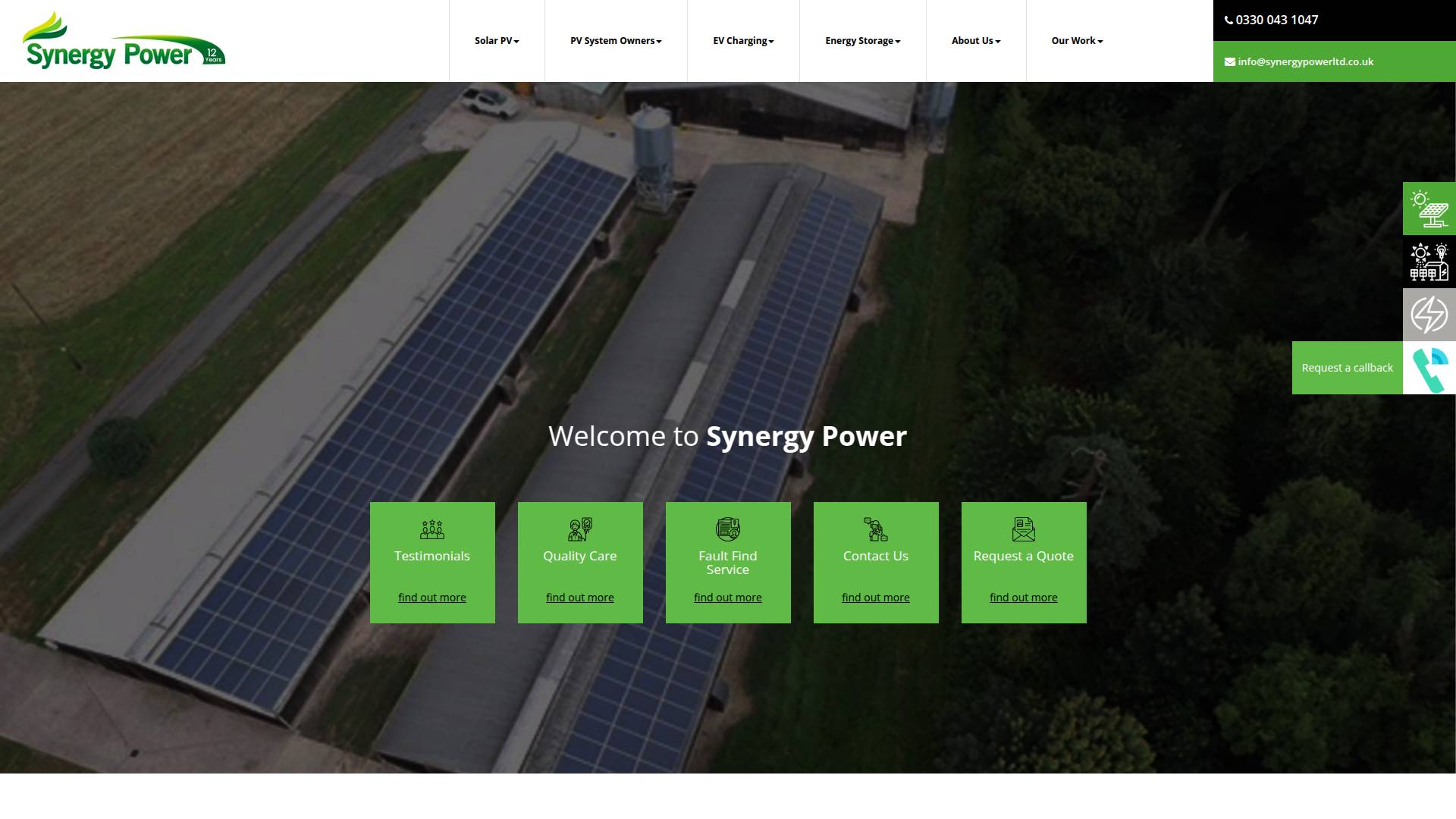 Synergy Power Website
