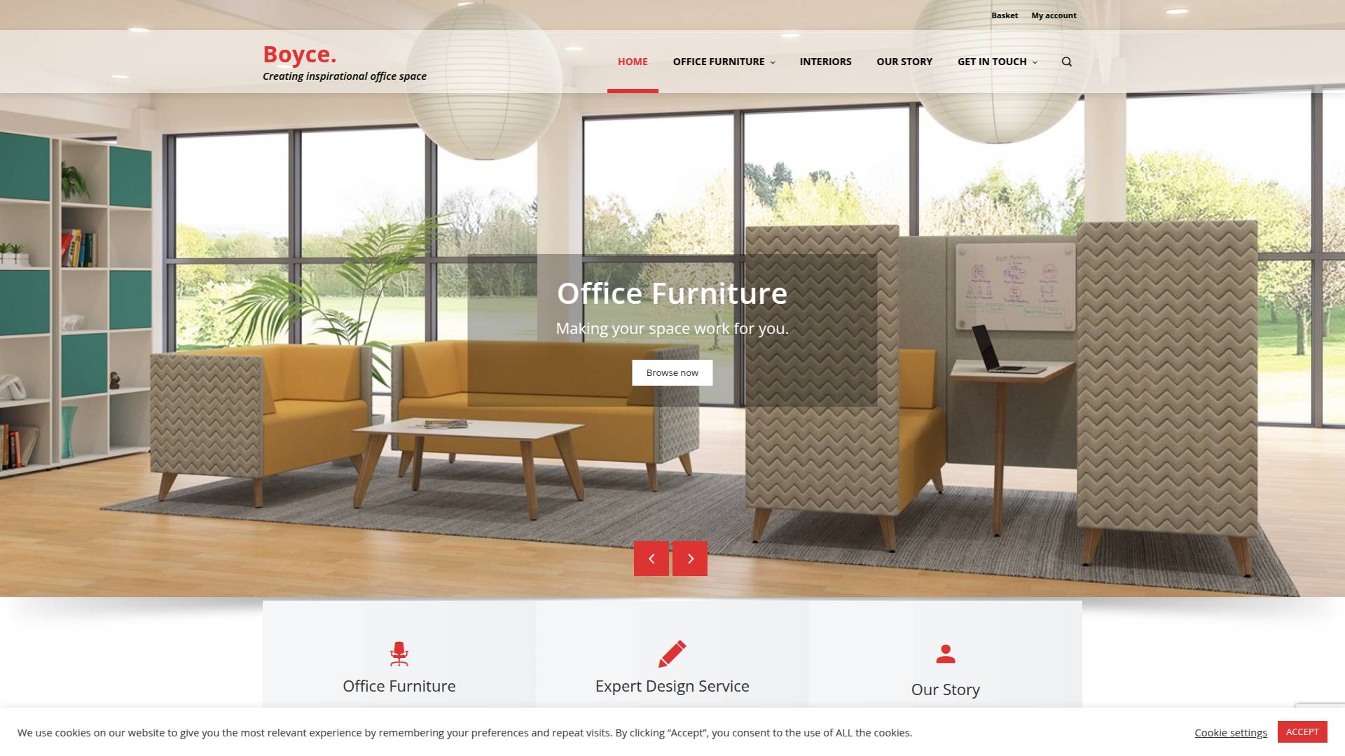 Boyce Business Equipment Website