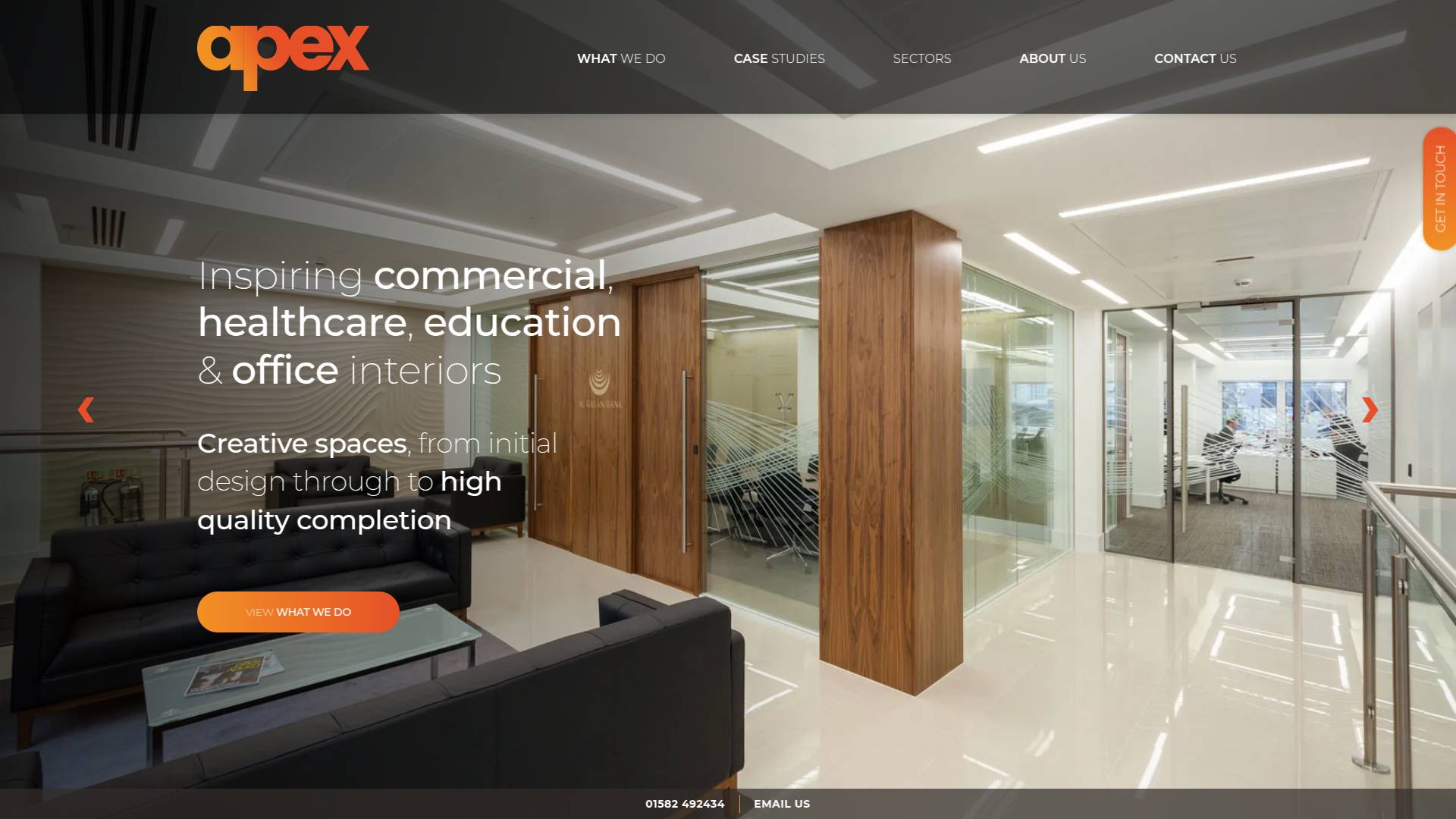 Apex Office Interiors Ltd Website