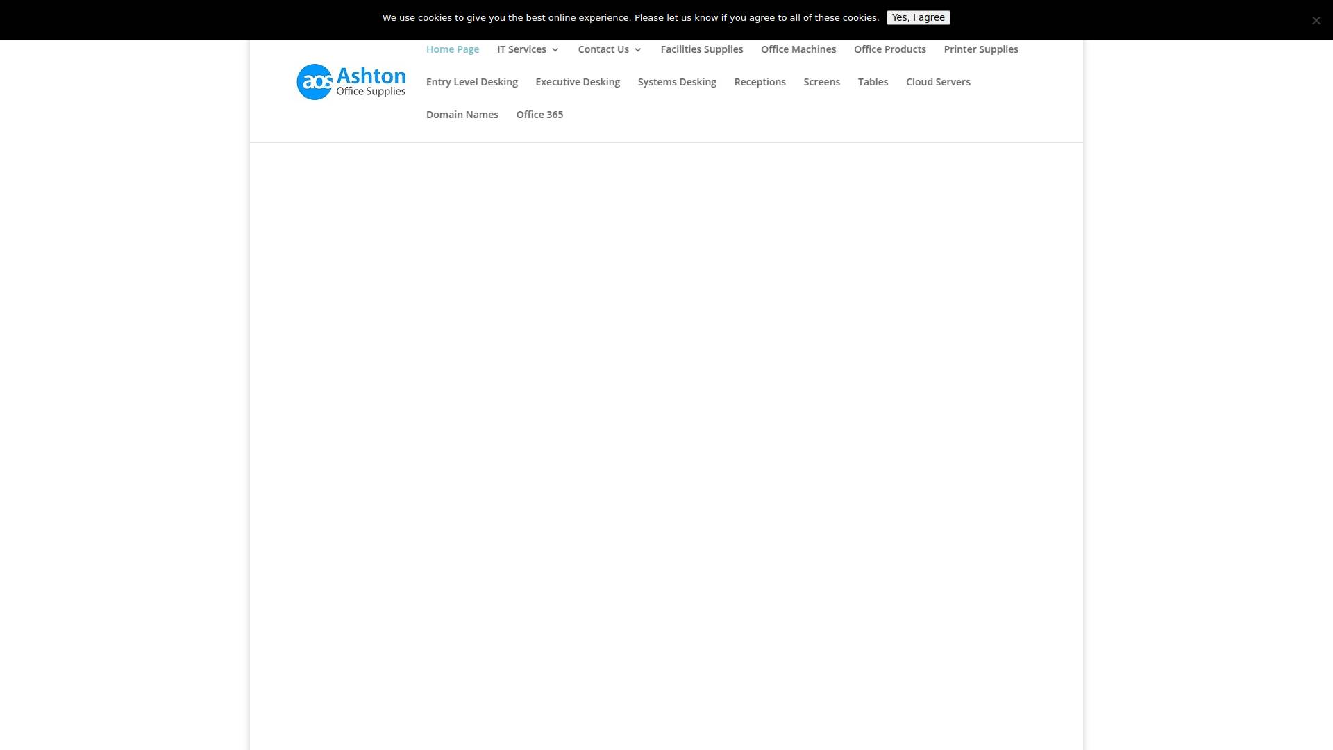 Ashton Office Supplies Ltd Website