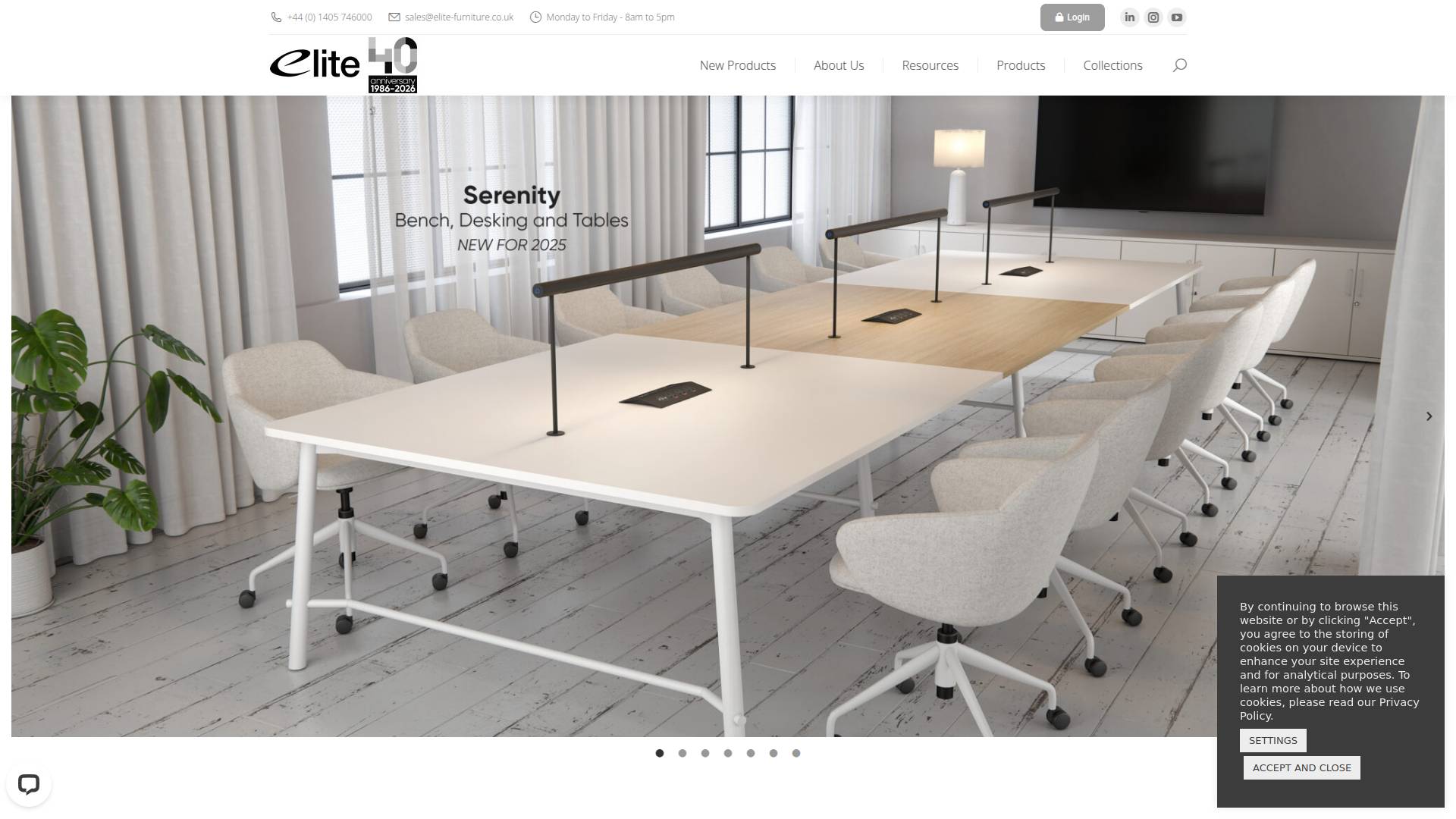 Elite Office Furniture Website