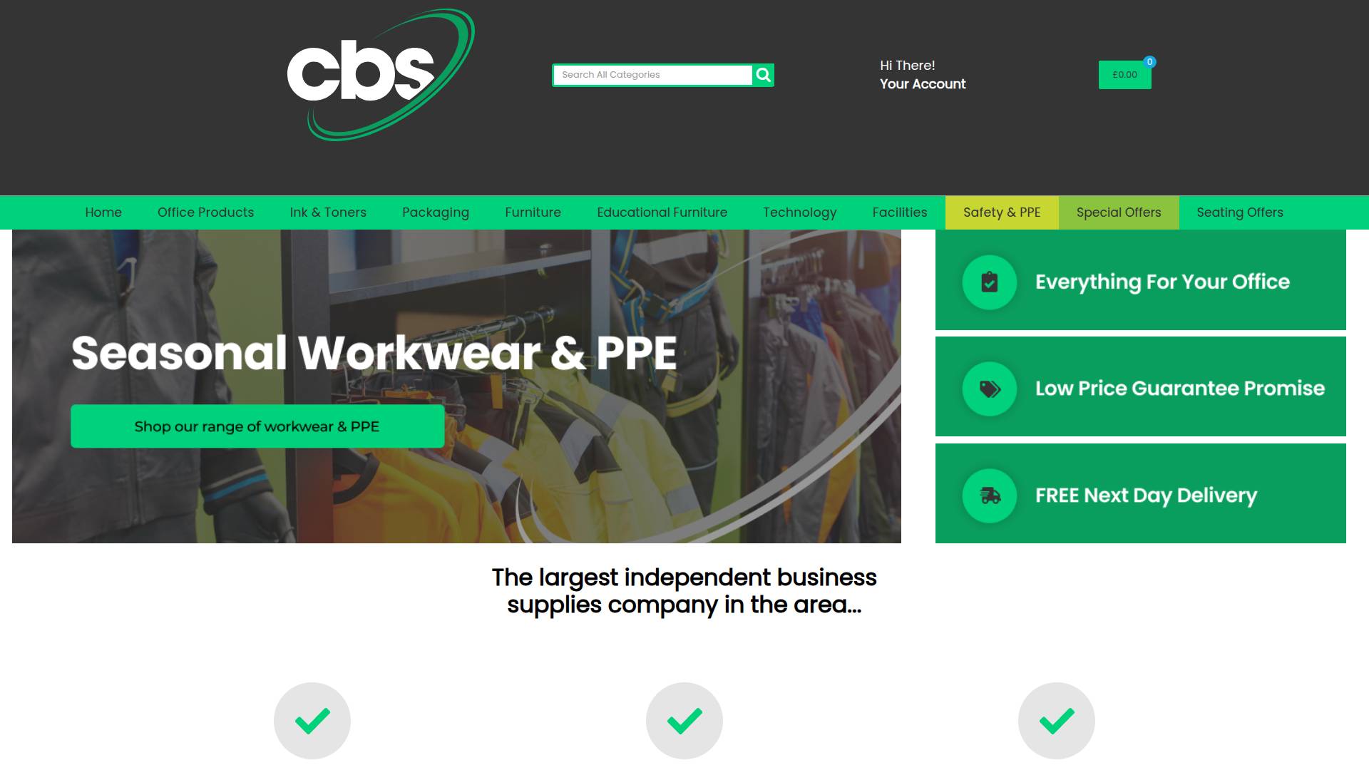 Carlisle Business Supplies Ltd Website