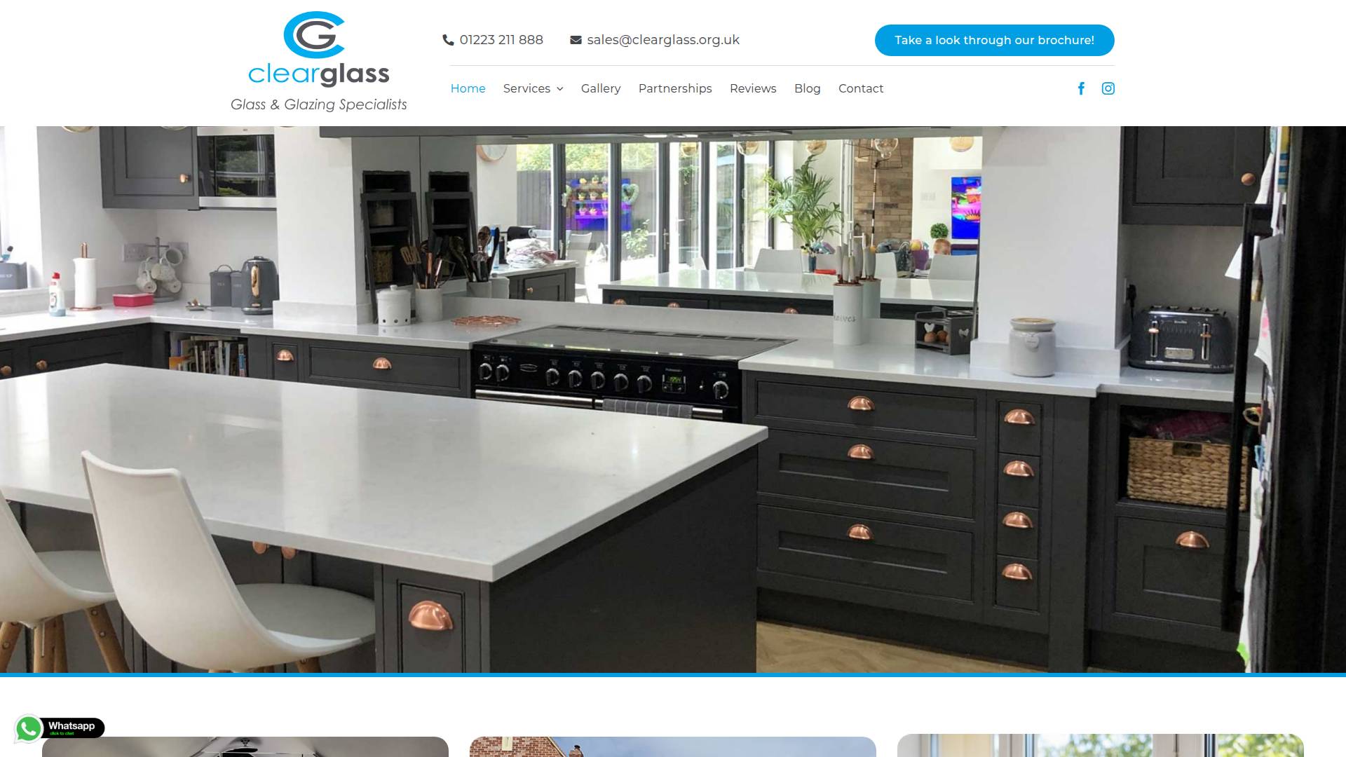 Clear Glass Website