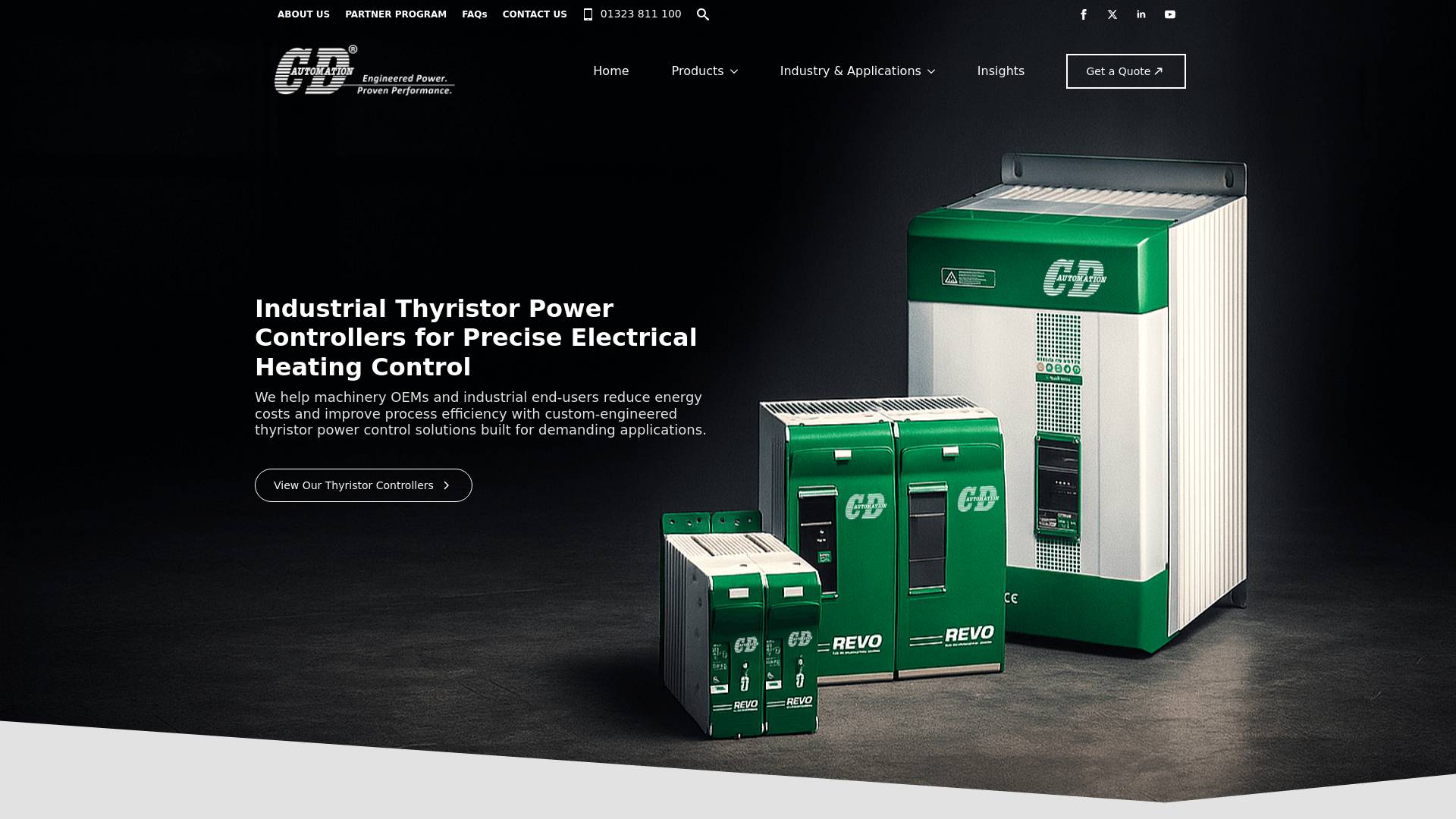 CD Automation UK Ltd Website Screenshot 001