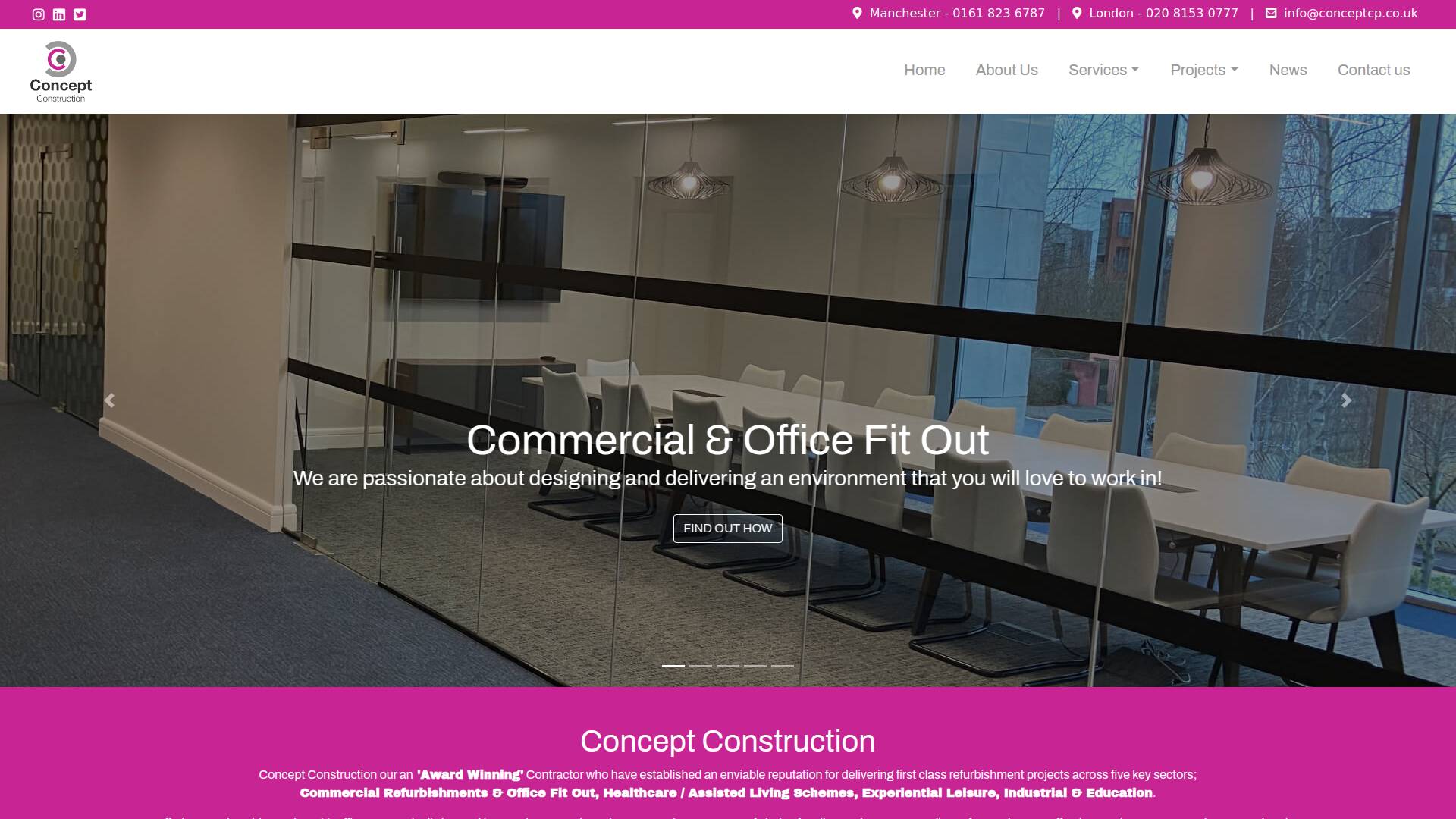 Concept Construction Website