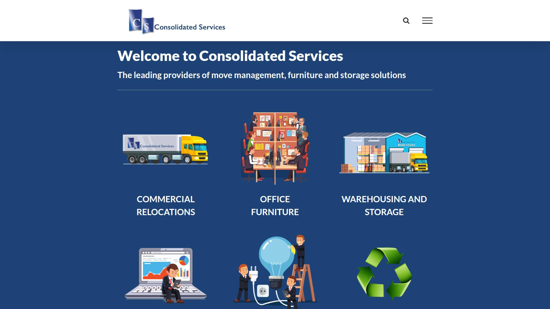 Consolidated Services Website