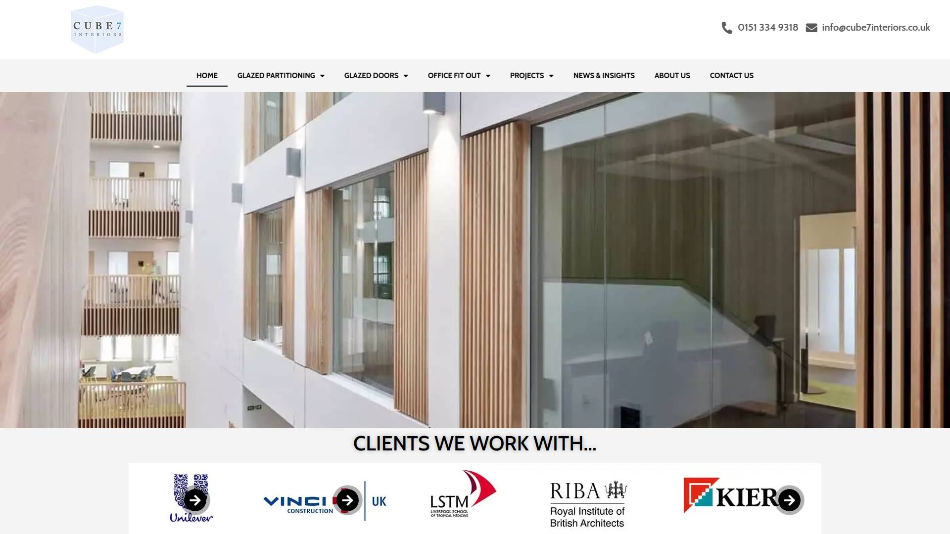 Cube7 Interiors Ltd Website