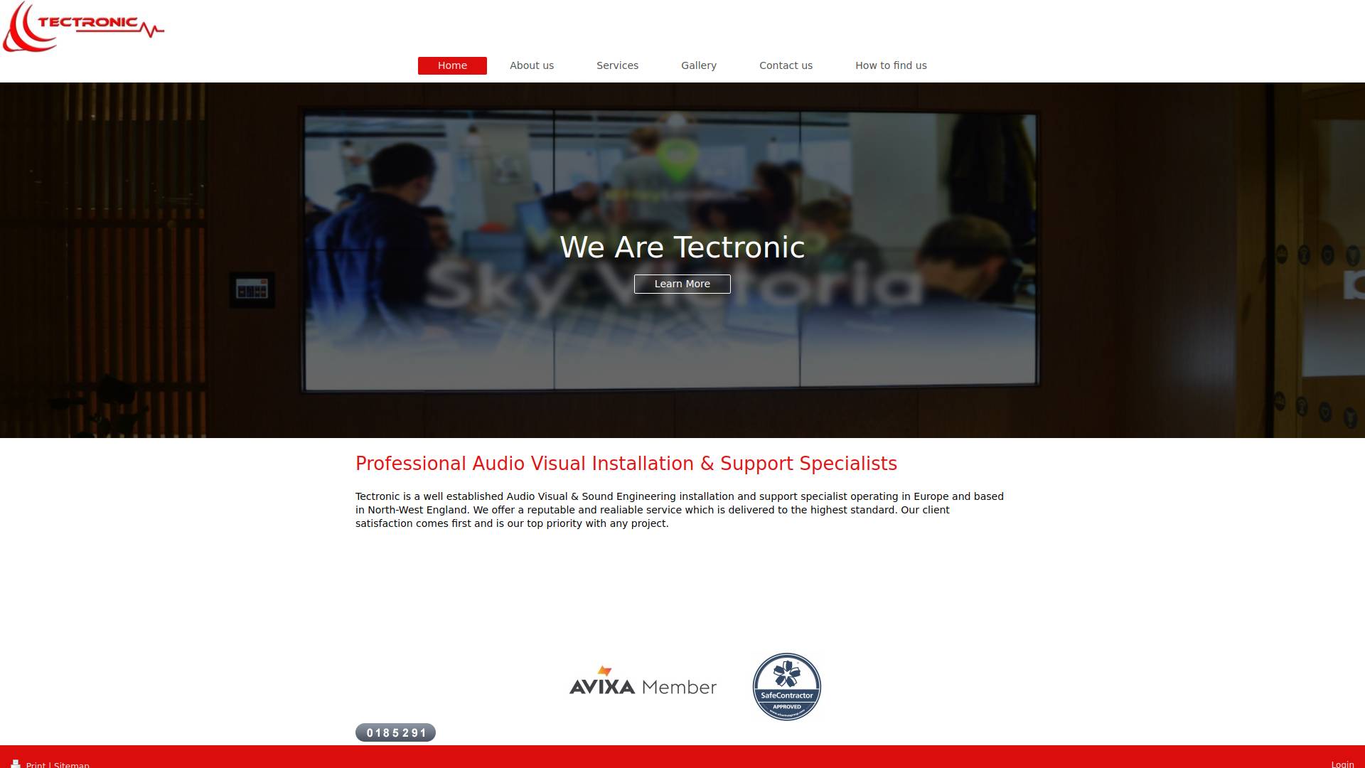 Tectronic Ltd Website