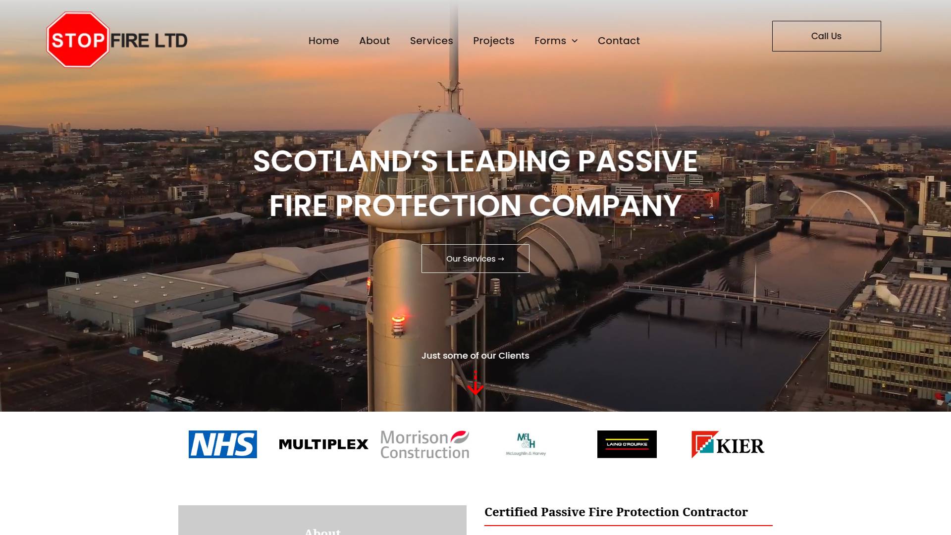 StopFire Ltd  Website