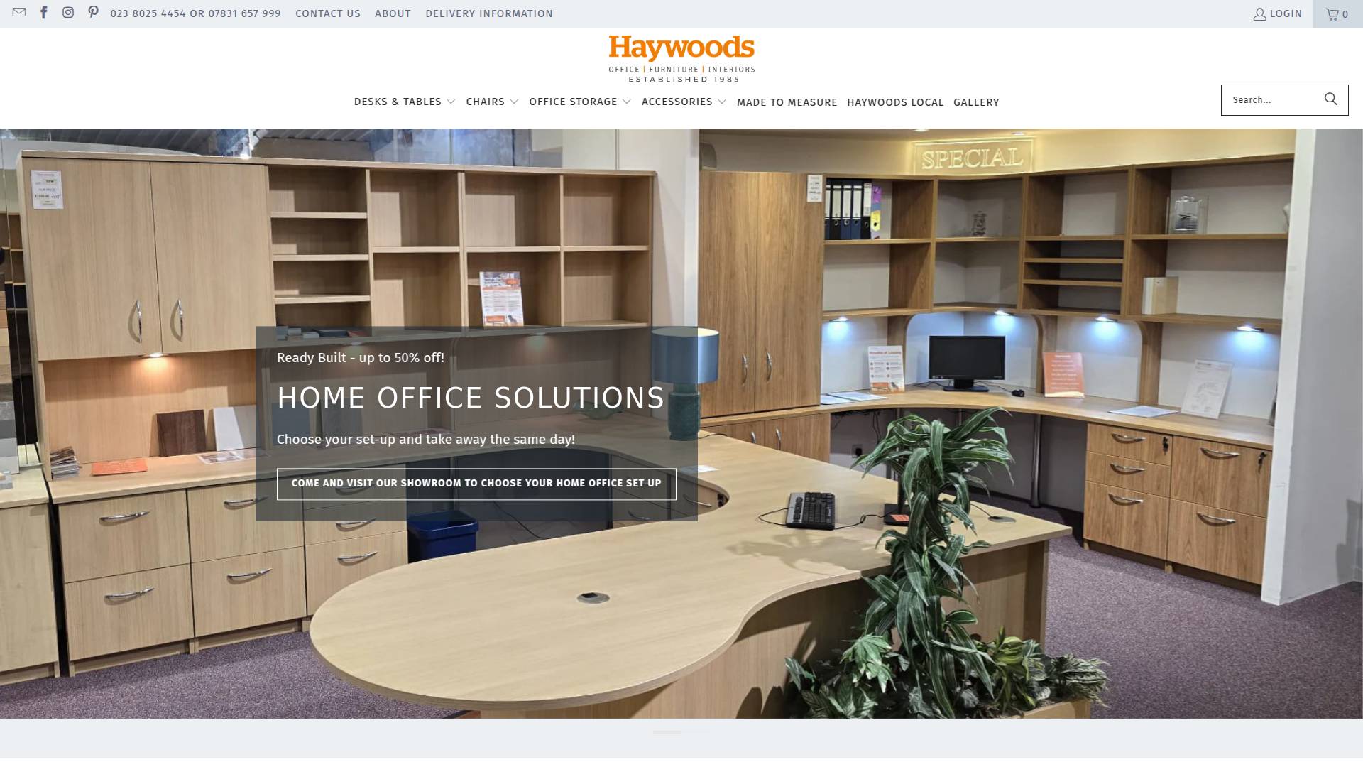 Haywood Office Services Website