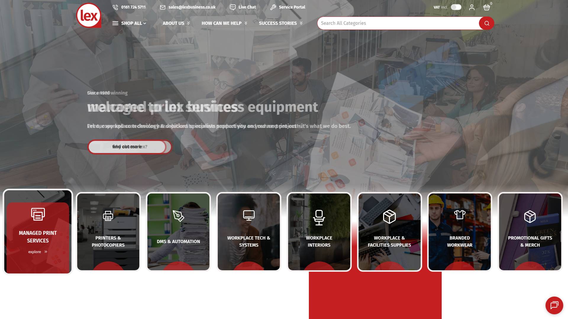 Lex Business Equipment Ltd Website
