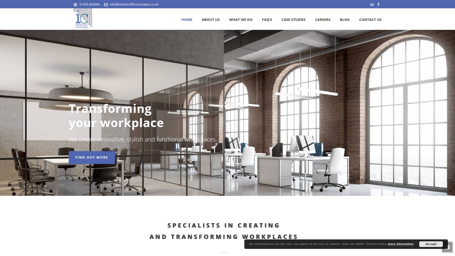 Interior Concepts Website