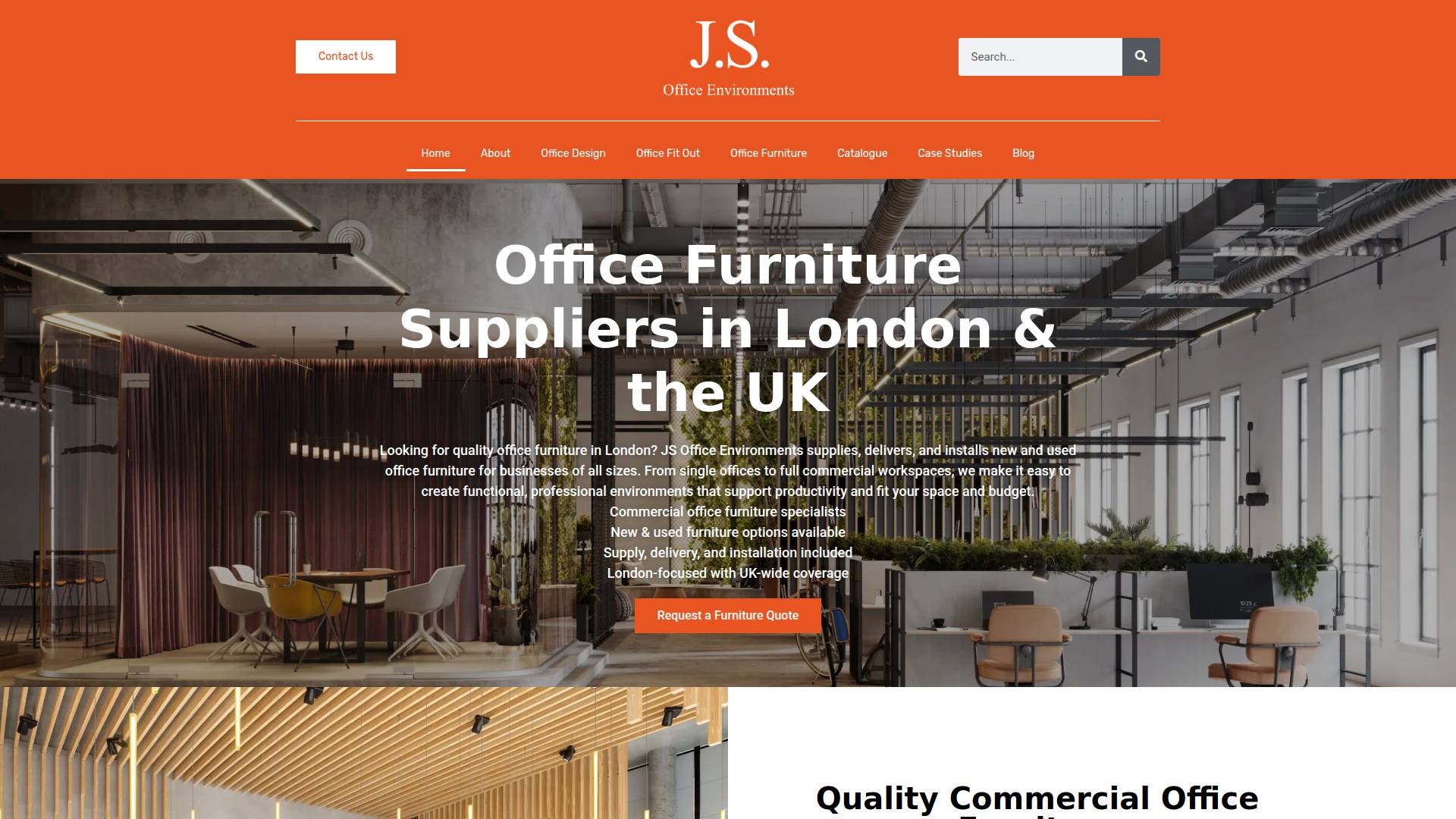 J S Seating Website