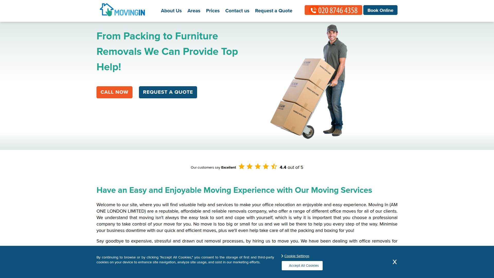 Moving In Ltd Website