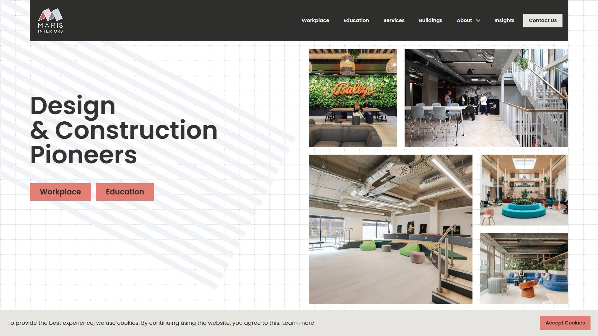 Maris Interiors LLP Website