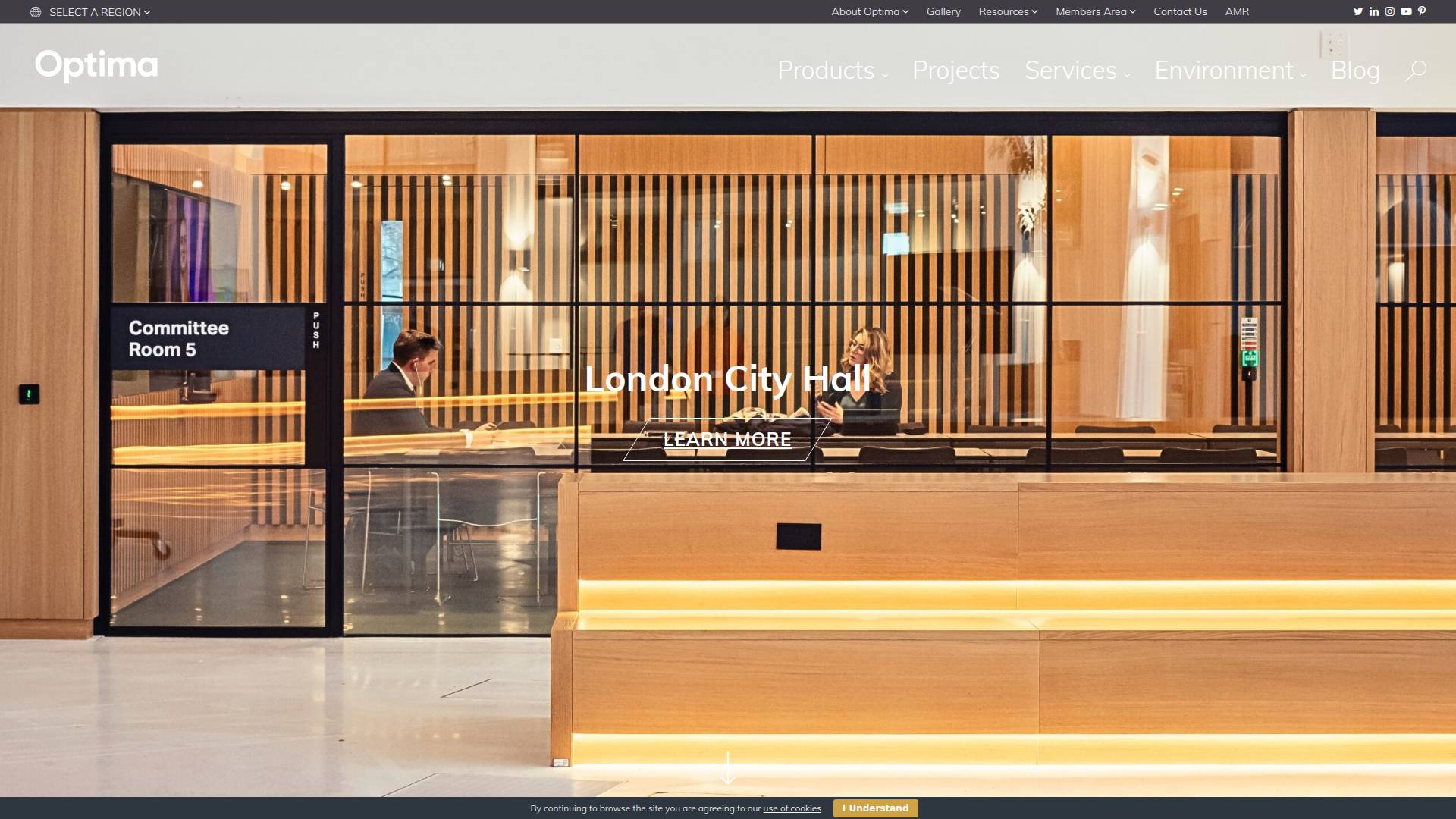 Optima Products Website