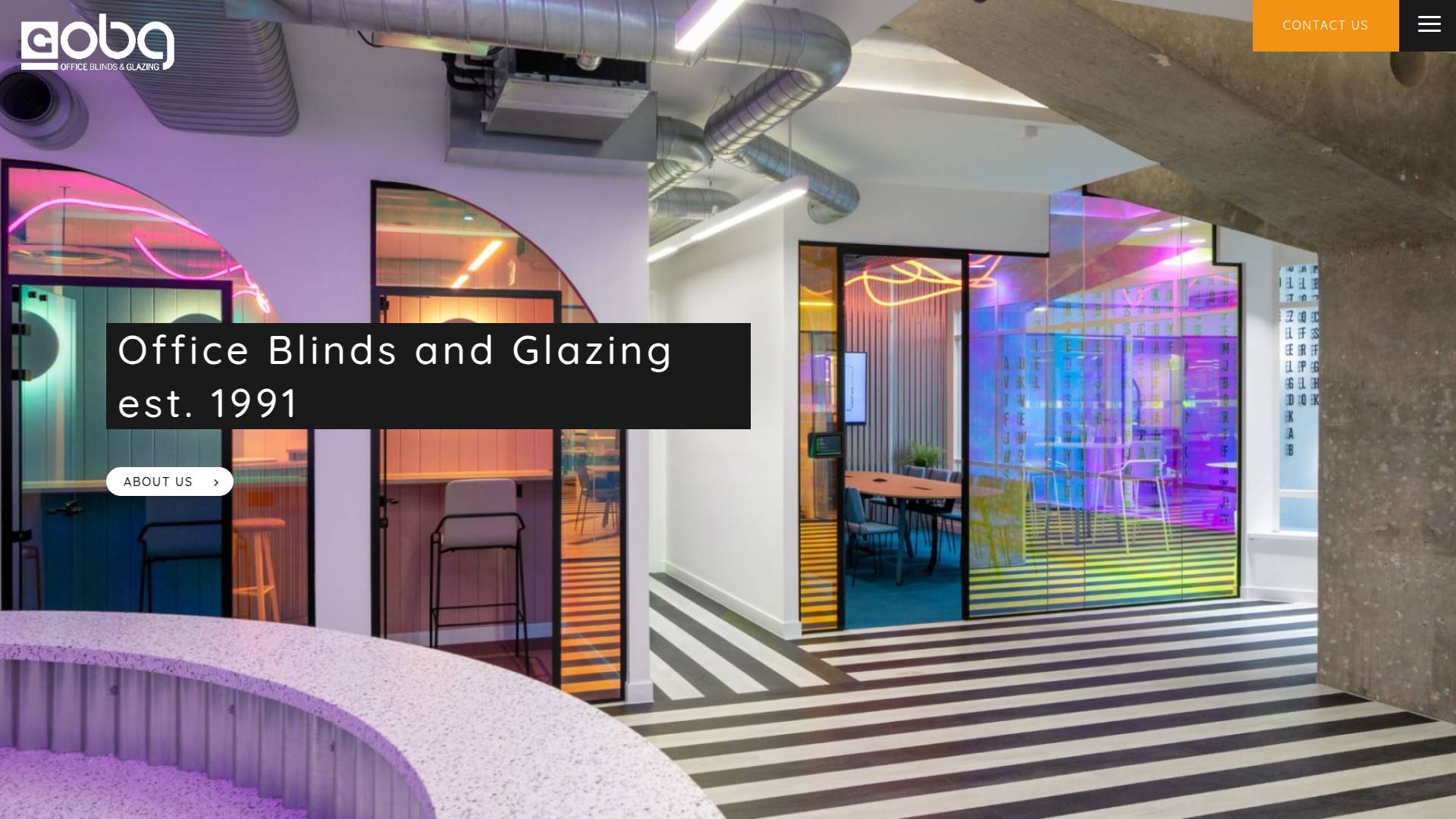 Office Blinds & Glazing Website