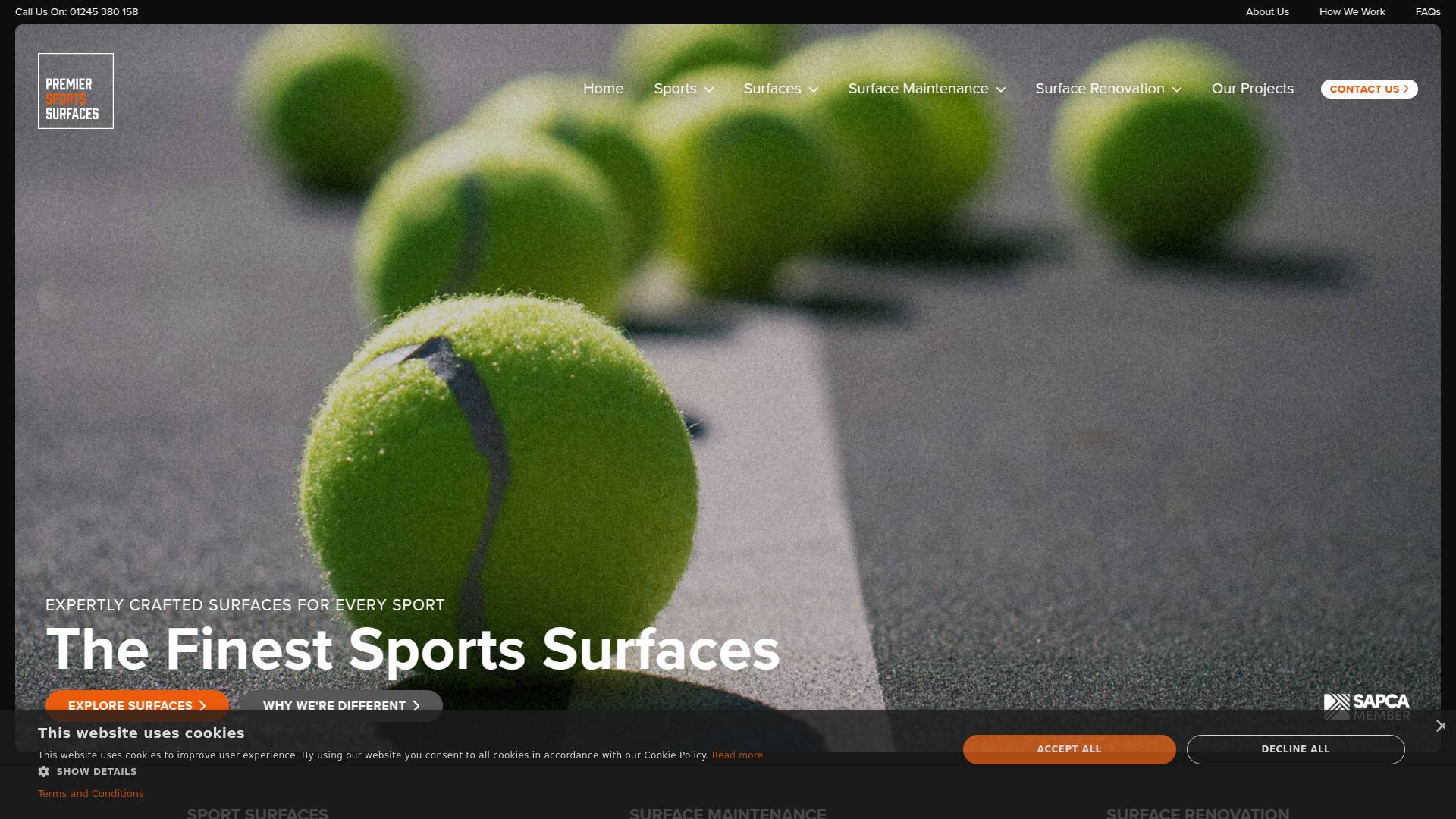 Premier Sport Surfaces Website