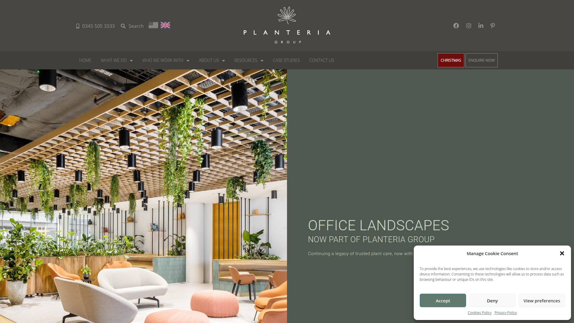 Office Landscapes Ltd Website