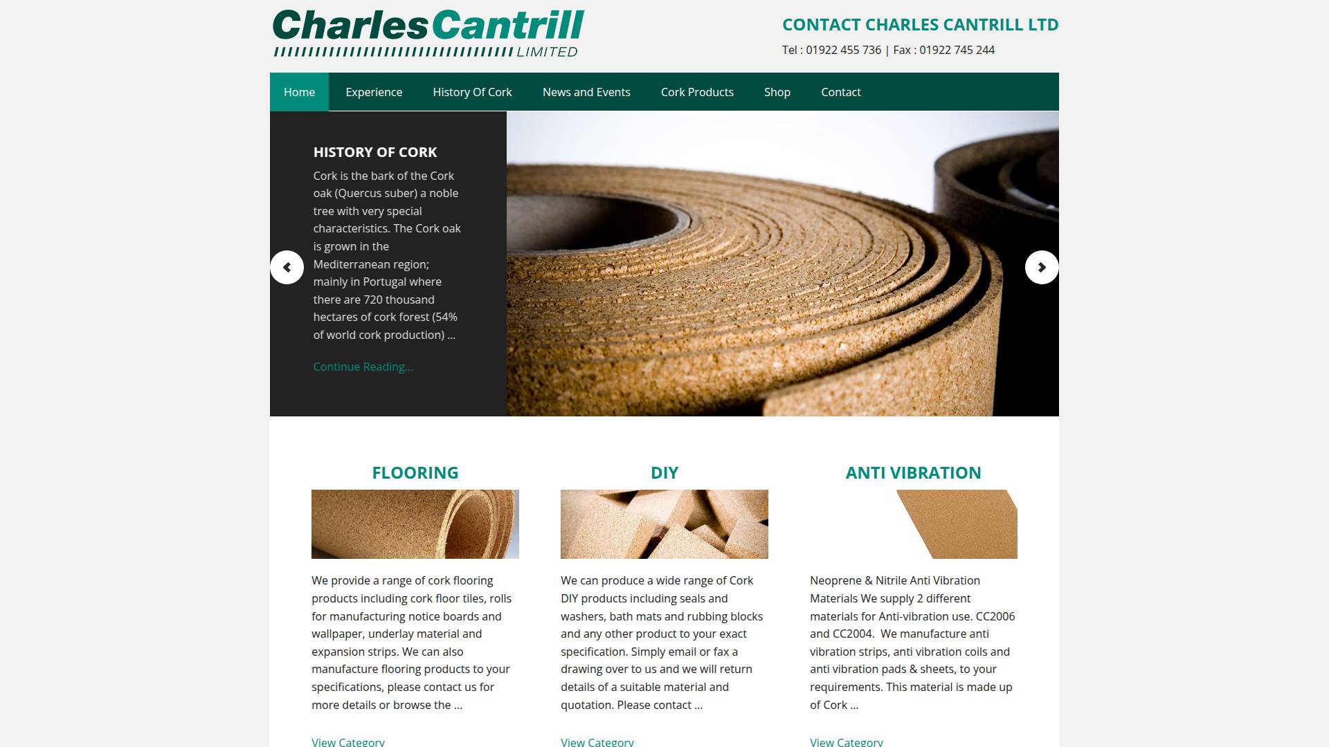 Charles Cantrill Ltd Website