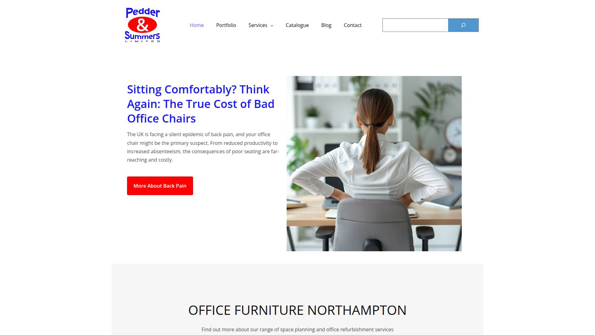 Pedder & Summers Ltd Website