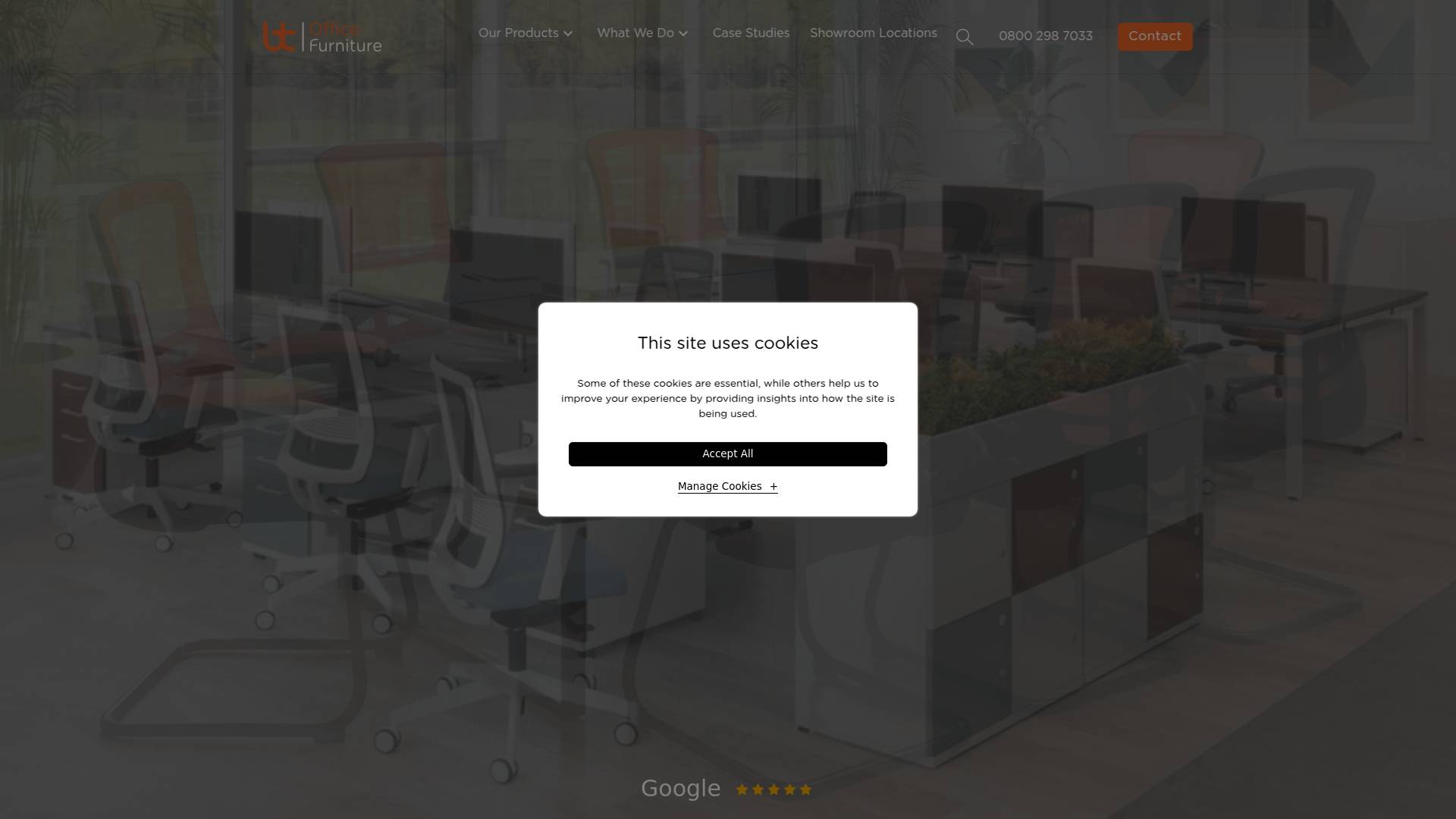 BT Office Furniture Website