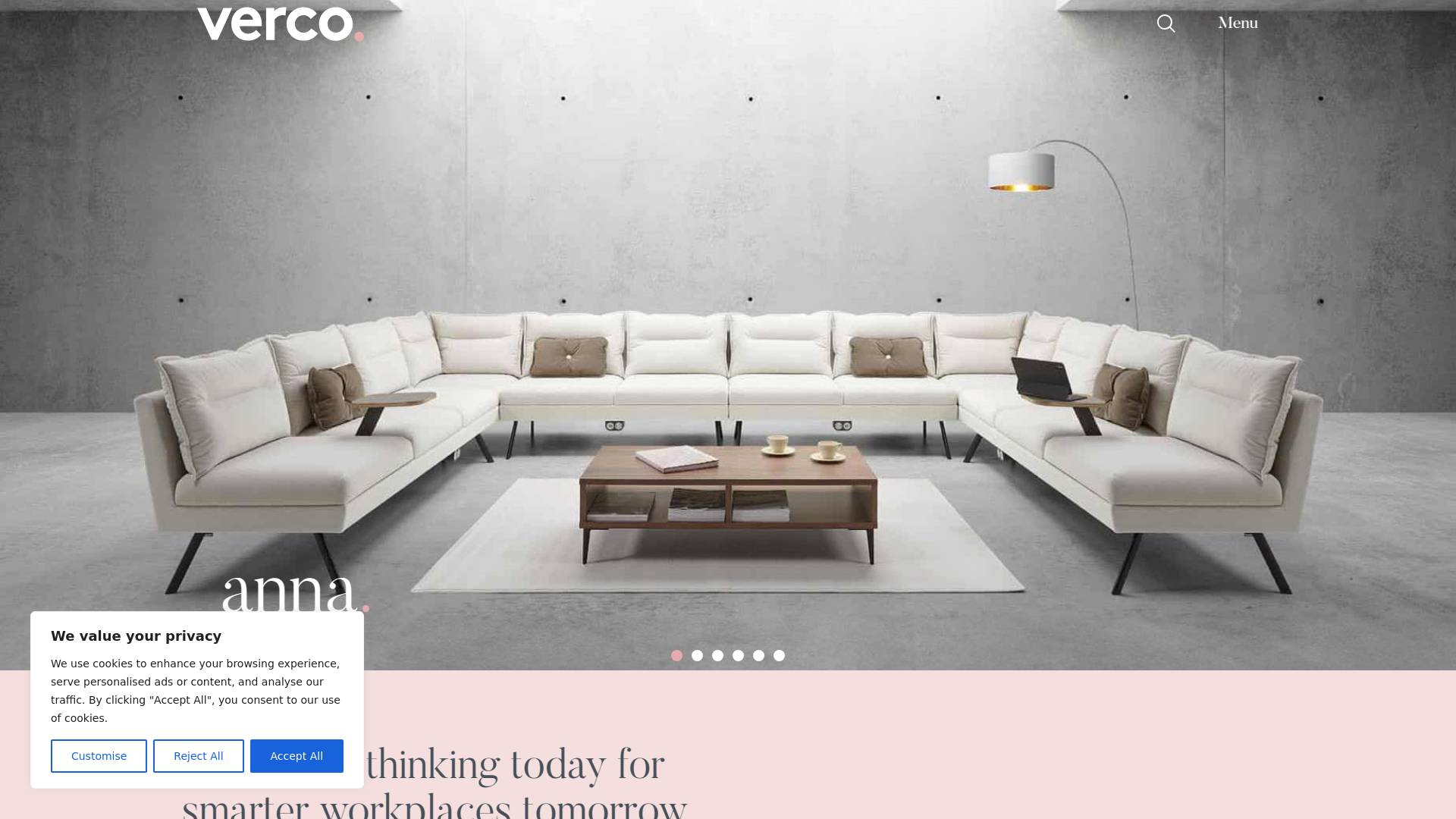 Verco Office Furniture Ltd Website