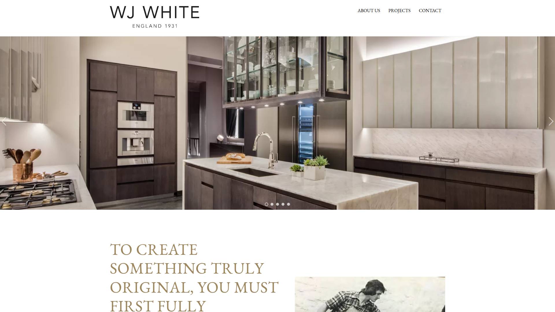 W J White Ltd Website