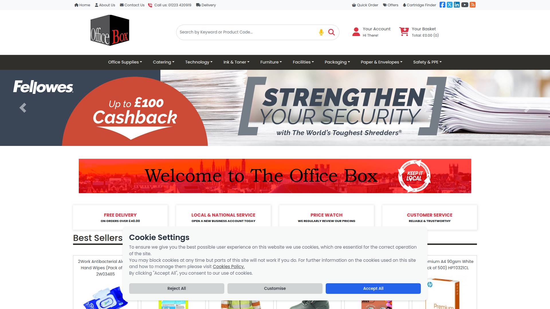 The Office Box Website