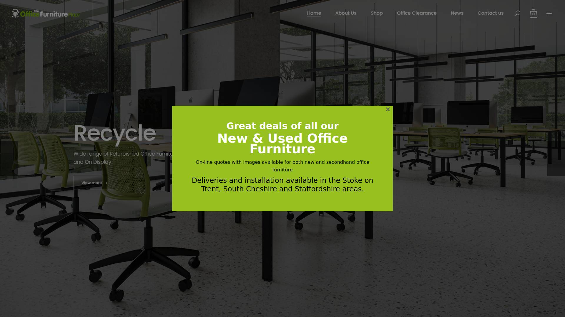 The Office Furniture Place Website