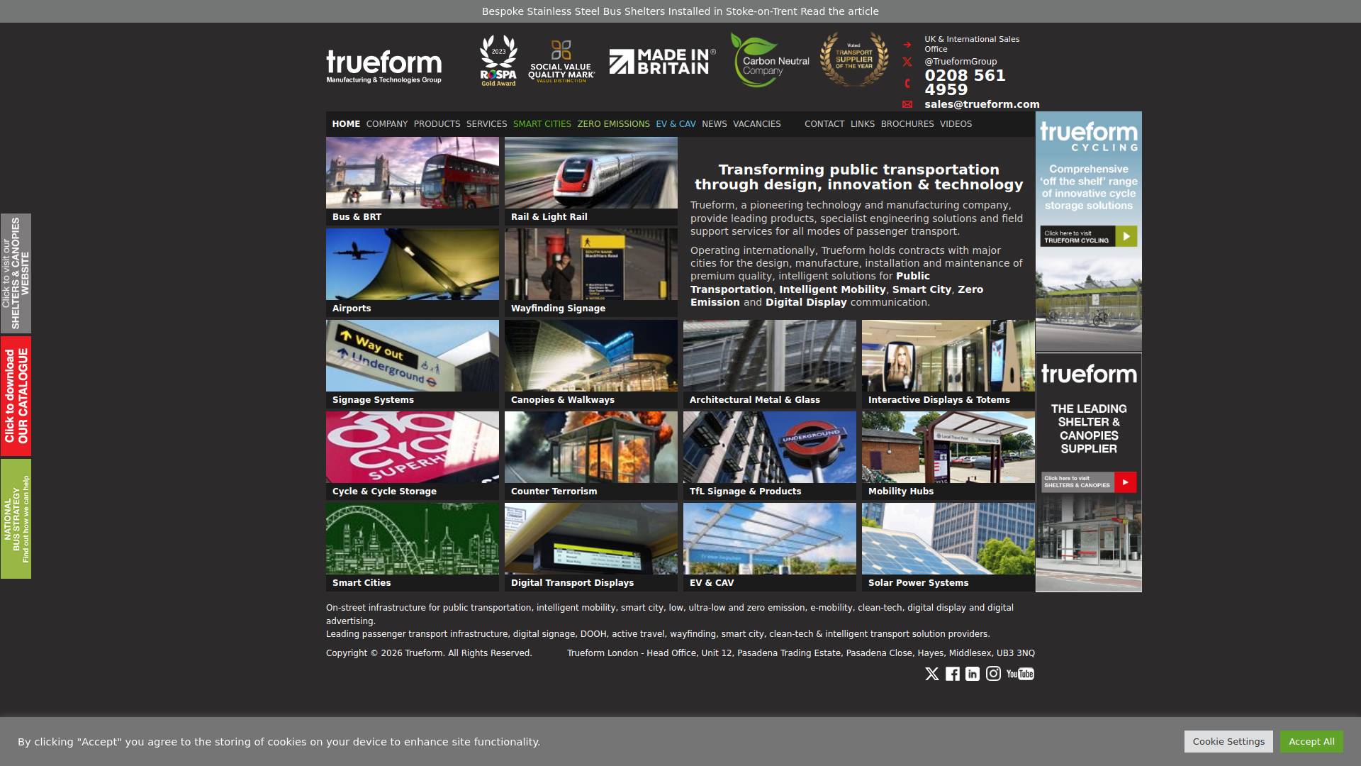 Trueform Website