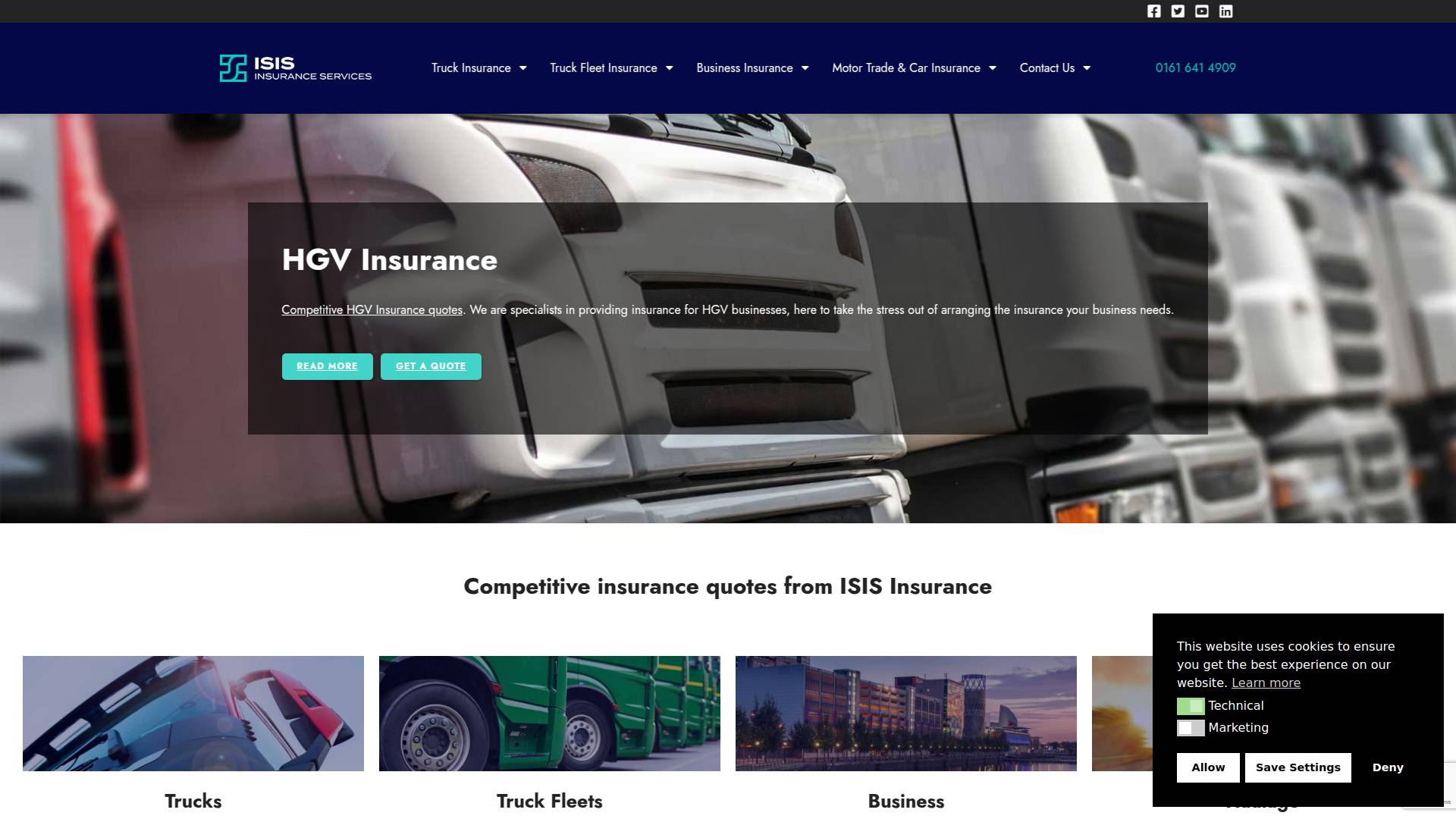 Isis Insurance Services Ltd Website