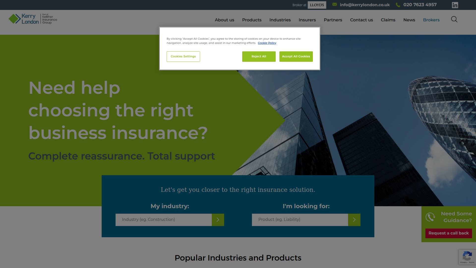 Kerry London Ltd Website